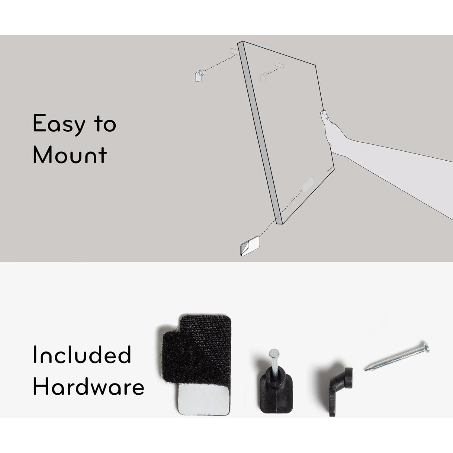 Pizarra Magnética U Brands 35.56 cm Sin Marco con Marcador
