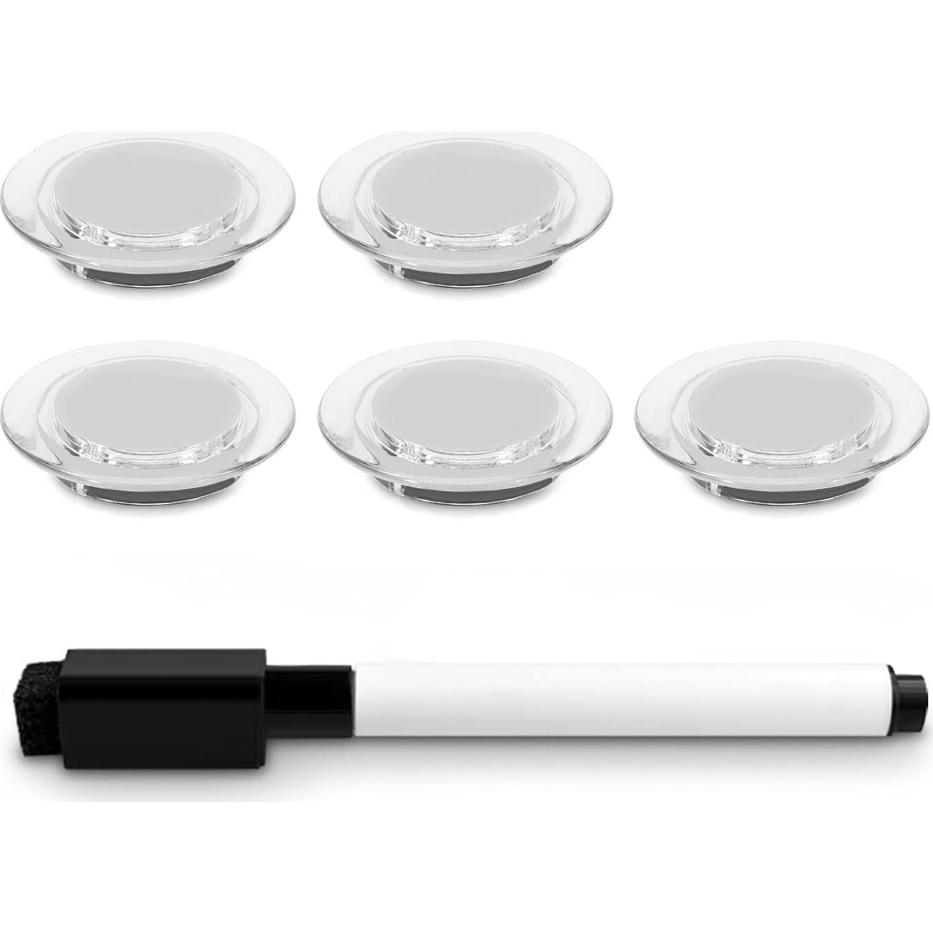 Tablero Magnético de Pizarra Blanca Navaris 93.5 x 62 cm