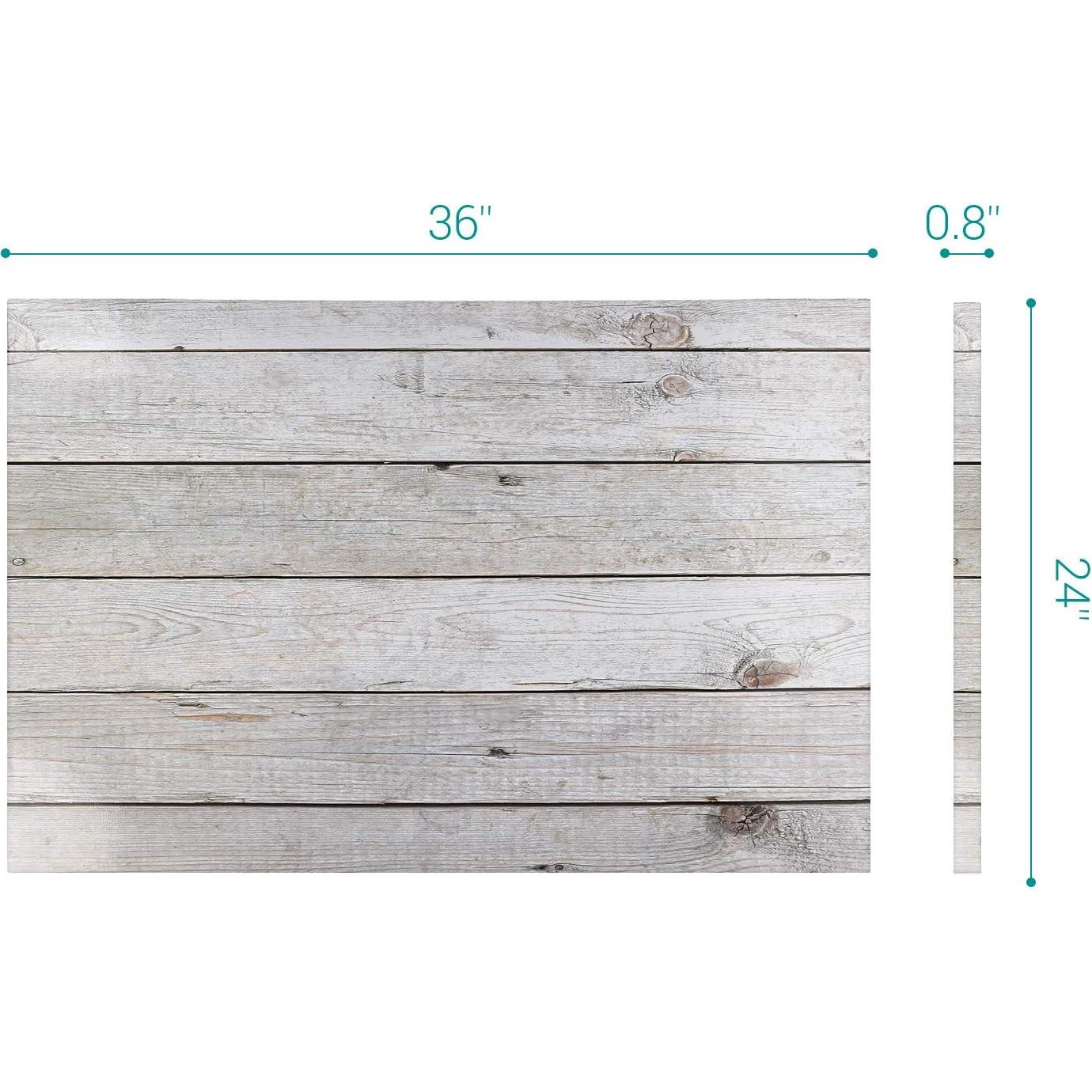 Tablero Magnético de Pizarra Blanca Navaris 93.5 x 62 cm