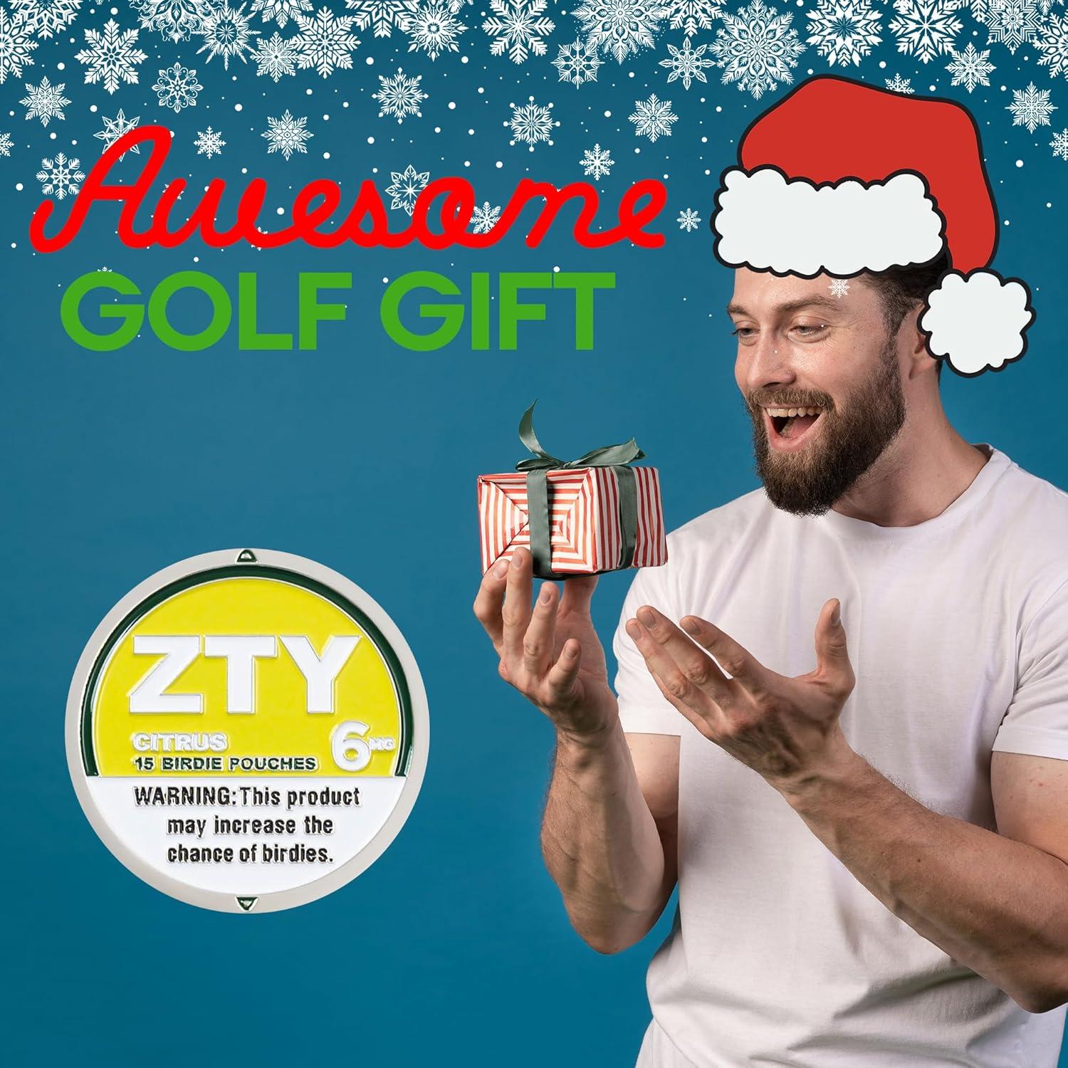 Marcador de Pelota de Golf ZEETY ZTY-BM-MF2 Metal Amarillo