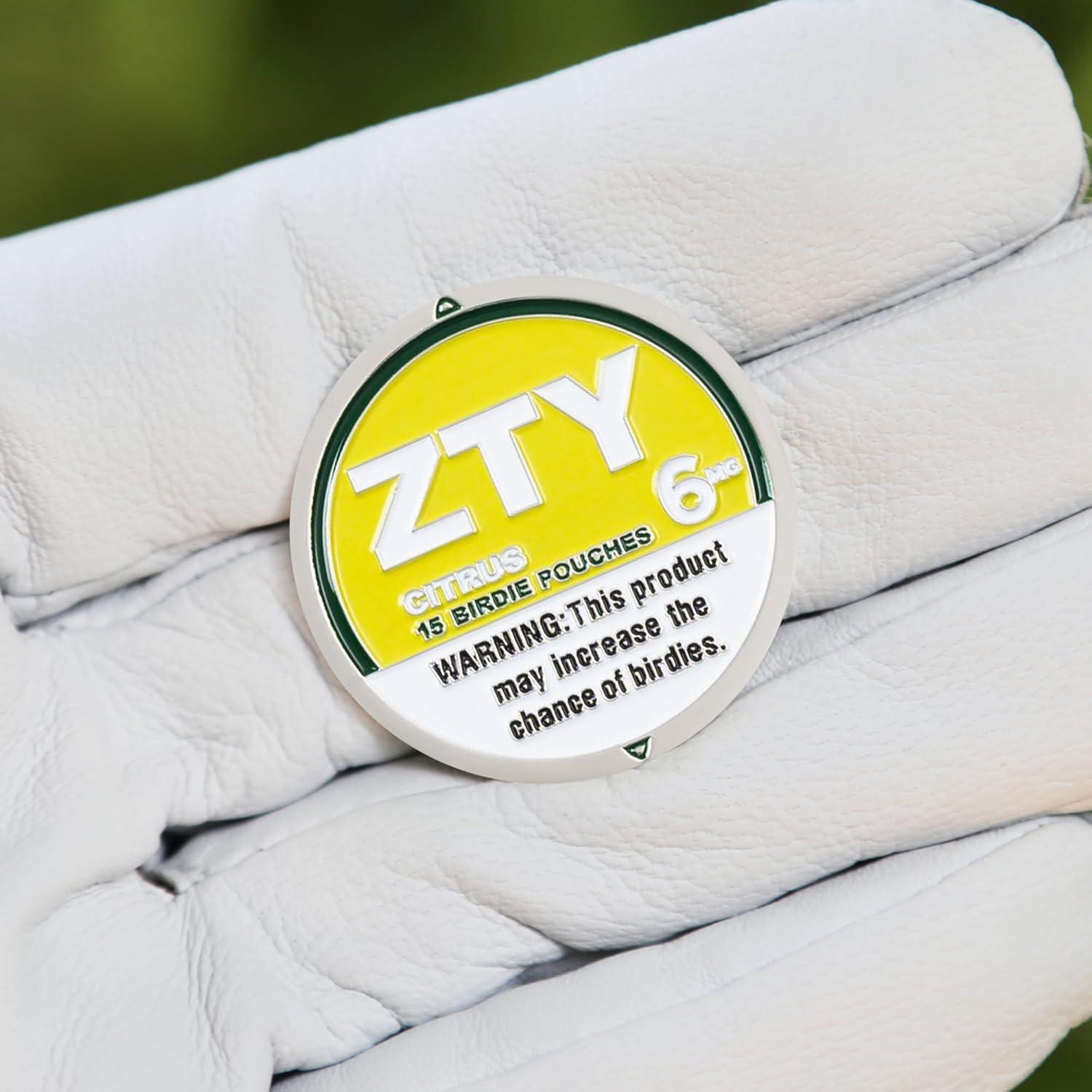 Marcador de Pelota de Golf ZEETY ZTY-BM-MF2 Metal Amarillo