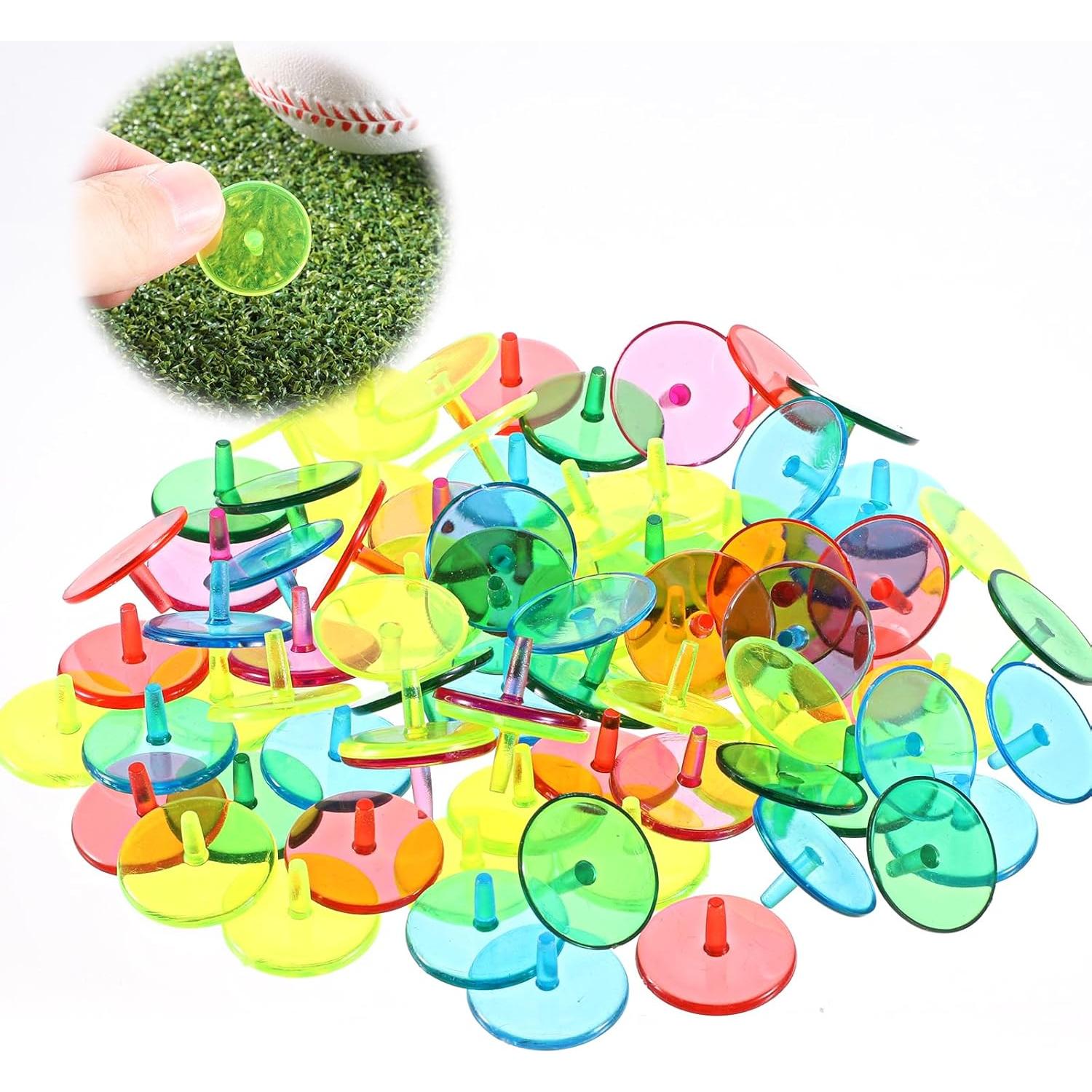 Marcadores de Pelotas de Golf Styquenzer 50 Piezas 24 mm