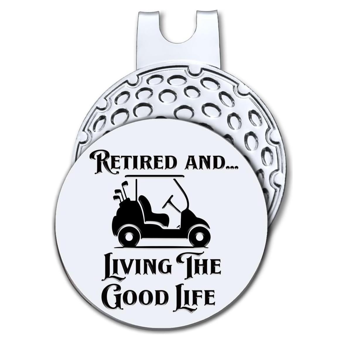 Marcador de Bola de Golf Hafhue con Clip Magnético - Regalo Duradero