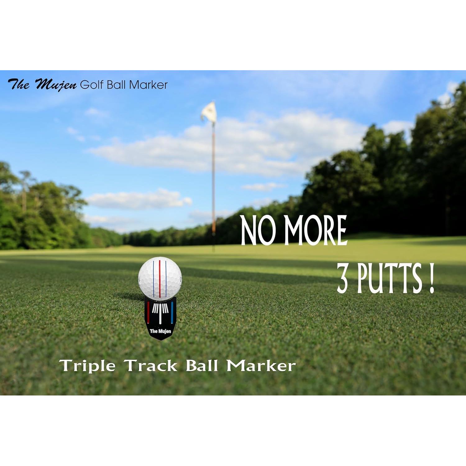 Marcador de Pelota de Golf The Mujen con Herramienta de Divot