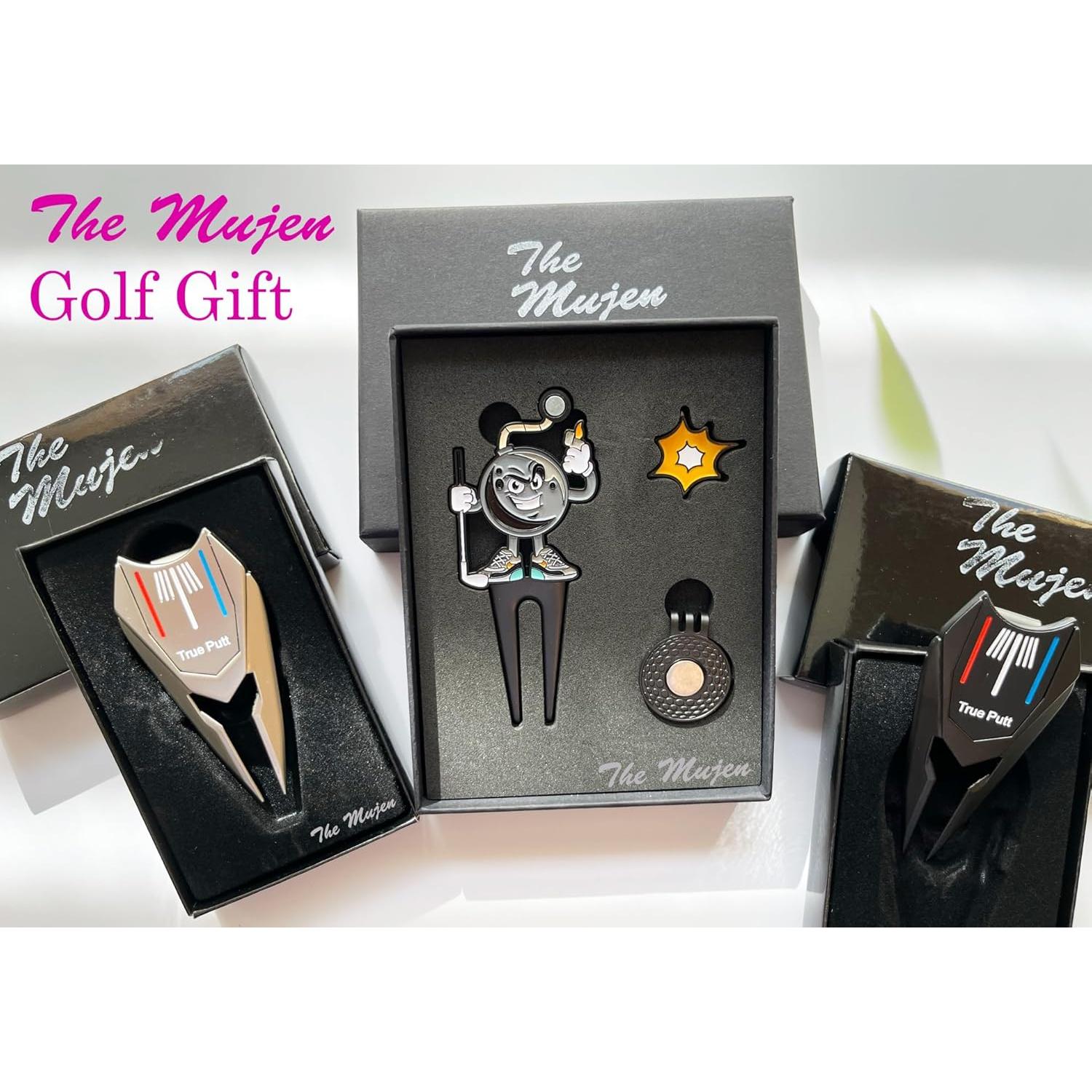 Marcador de Pelota de Golf The Mujen con Herramienta de Divot