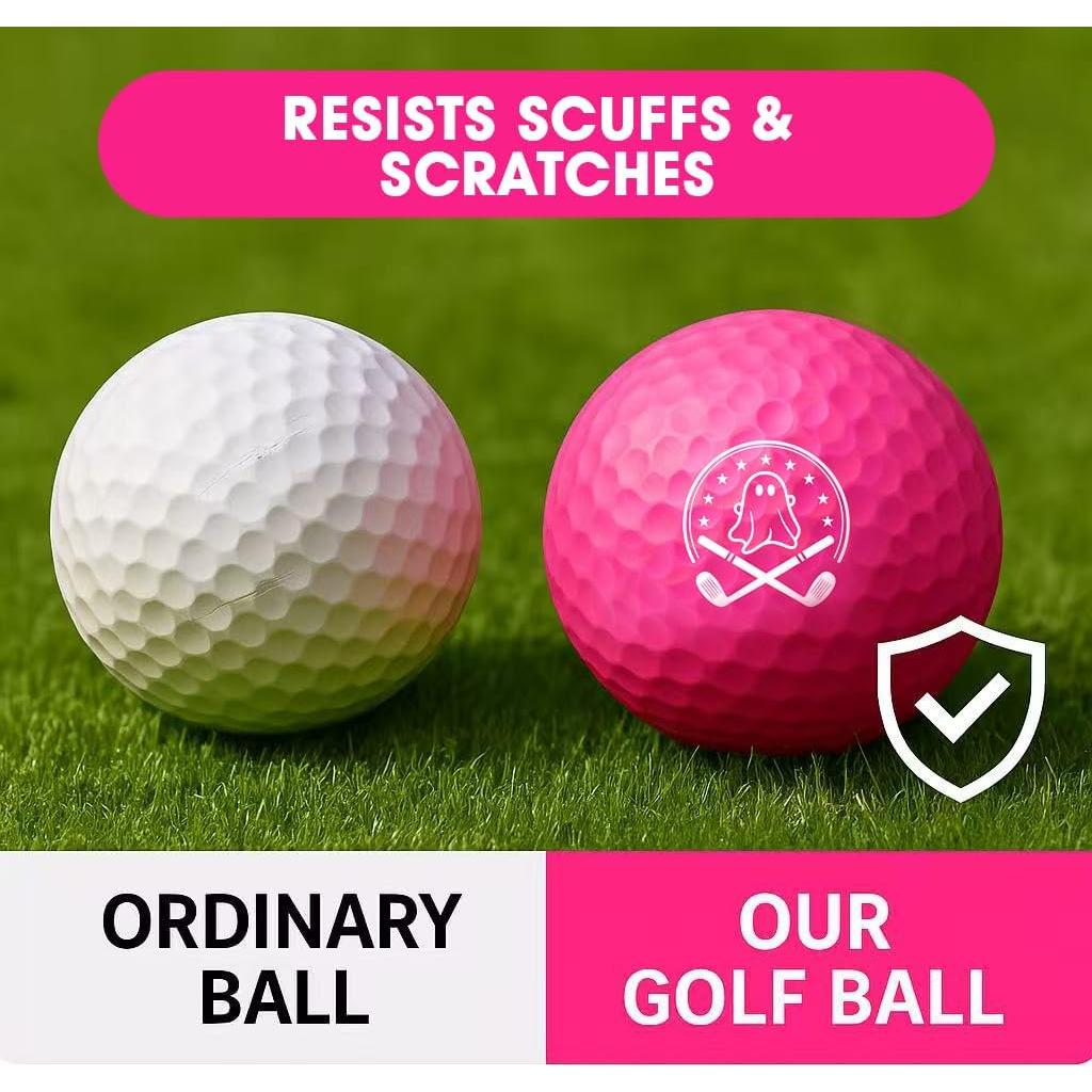 Pelotas de Golf Rosa Fantasma She's Pink - Paquete de 3