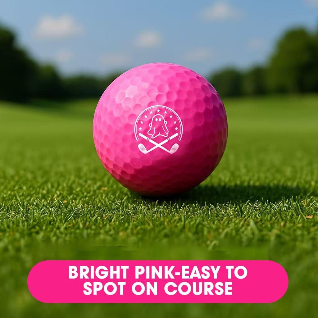 Pelotas de Golf Rosa Fantasma She's Pink - Paquete de 3