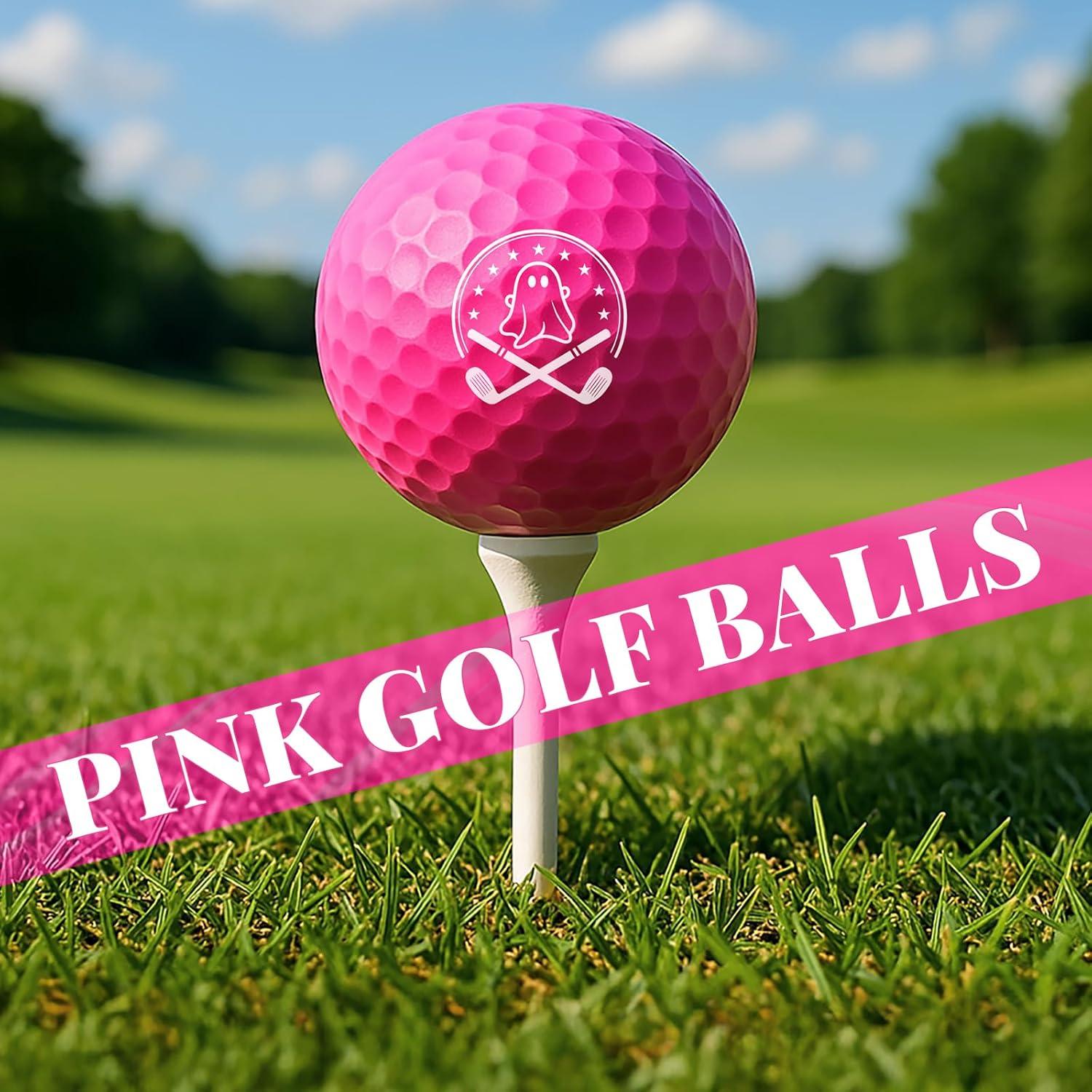 Pelotas de Golf Rosa Fantasma She's Pink - Paquete de 3