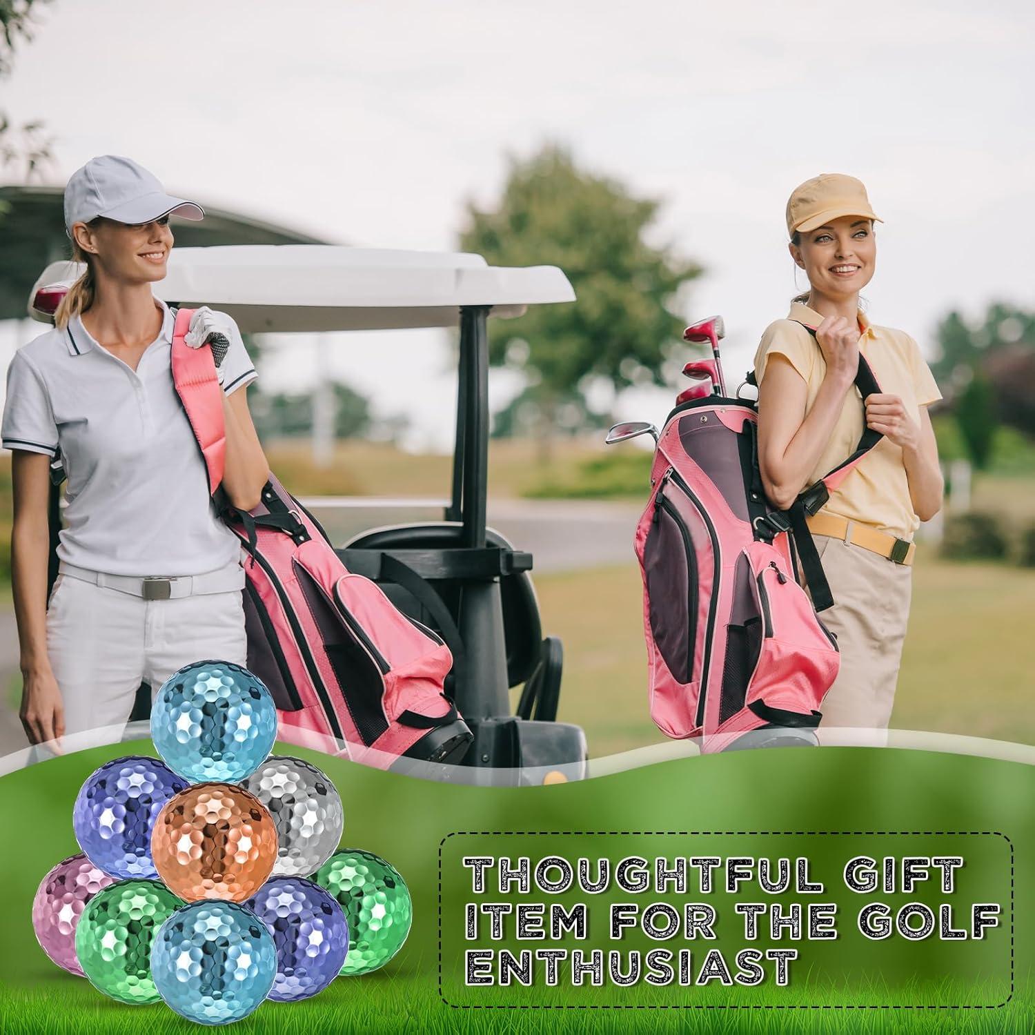 Pelotas de Golf Metálicas Hiboom para Mujeres - 12 Unidades