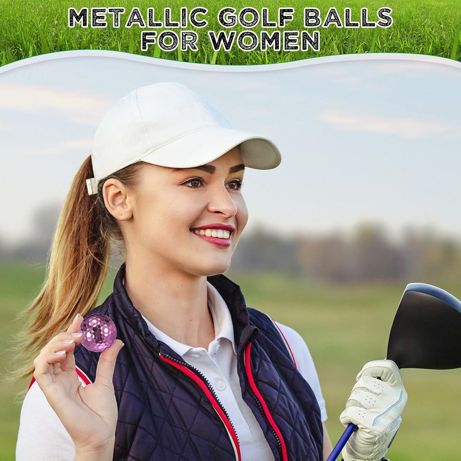 Pelotas de Golf Metálicas Hiboom para Mujeres - 12 Unidades