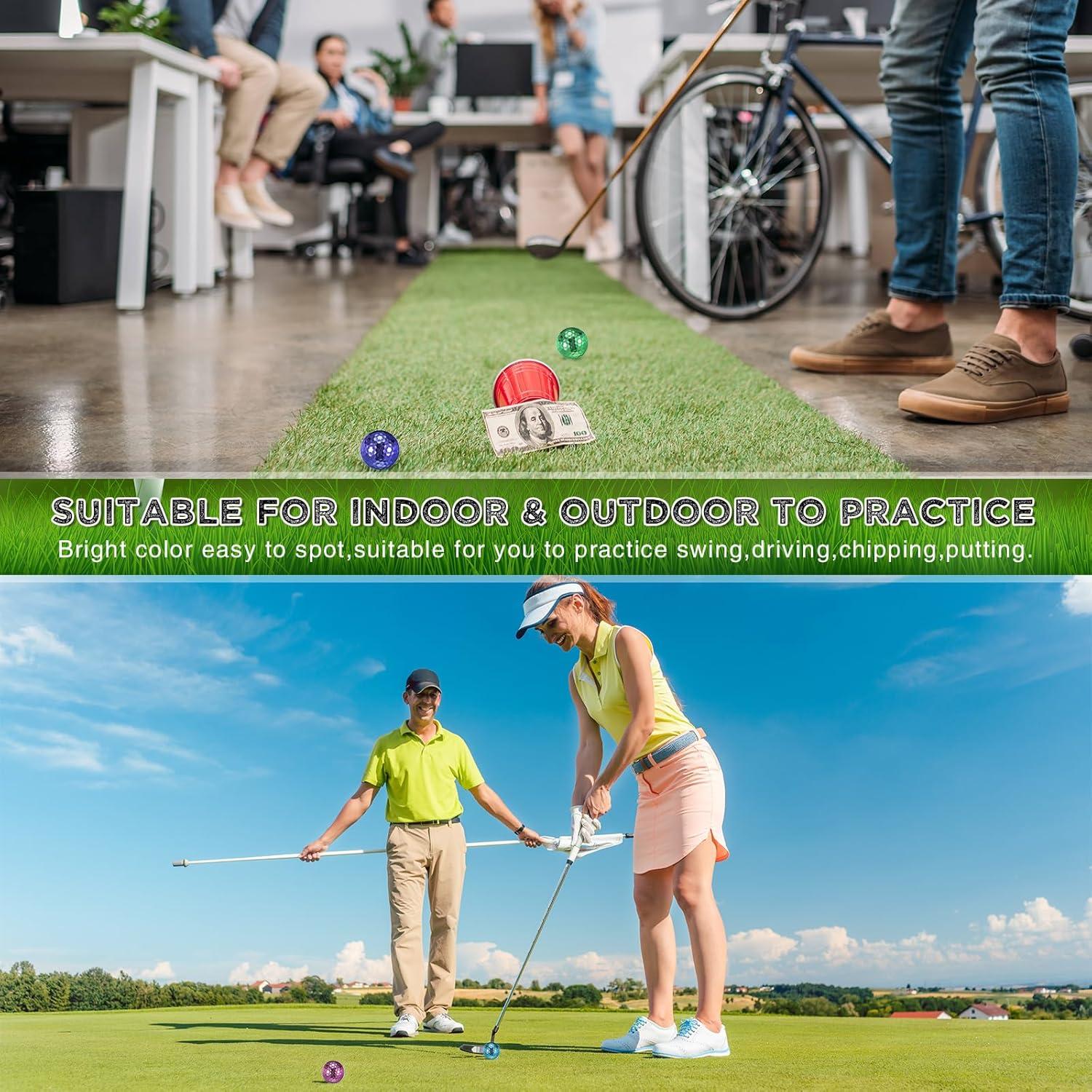 Pelotas de Golf Metálicas Hiboom para Mujeres - 12 Unidades