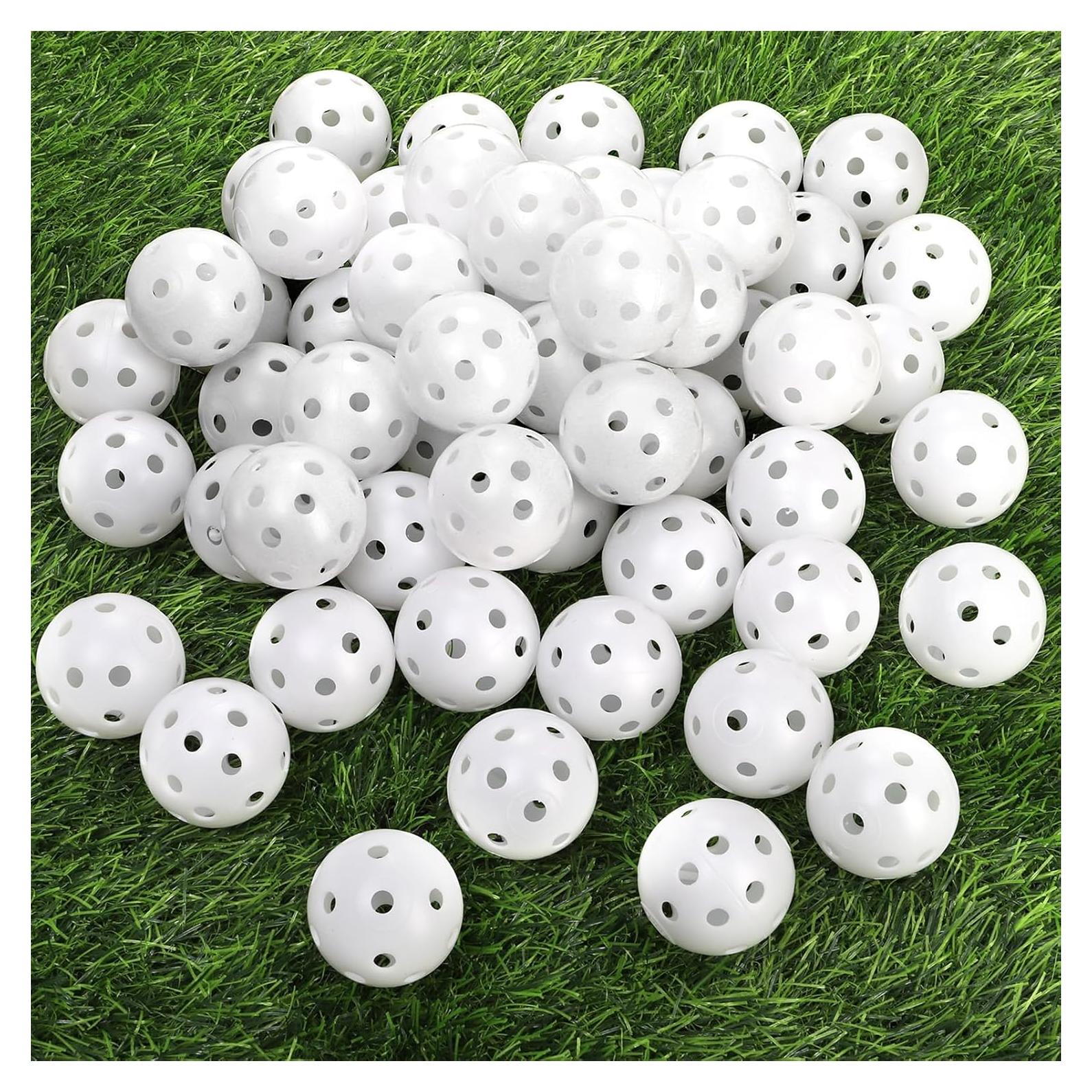 Paquete de 100 pelotas de golf de práctica Faswin 41 mm blancas