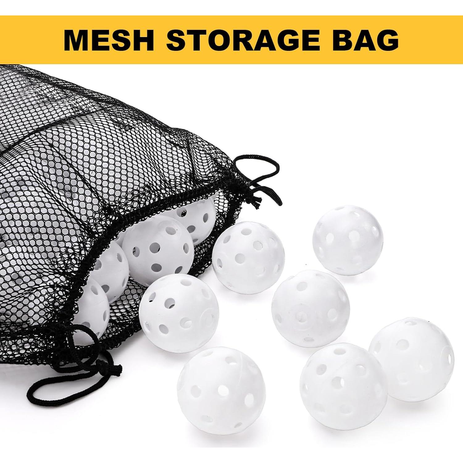 Paquete de 100 pelotas de golf de práctica Faswin 41 mm blancas