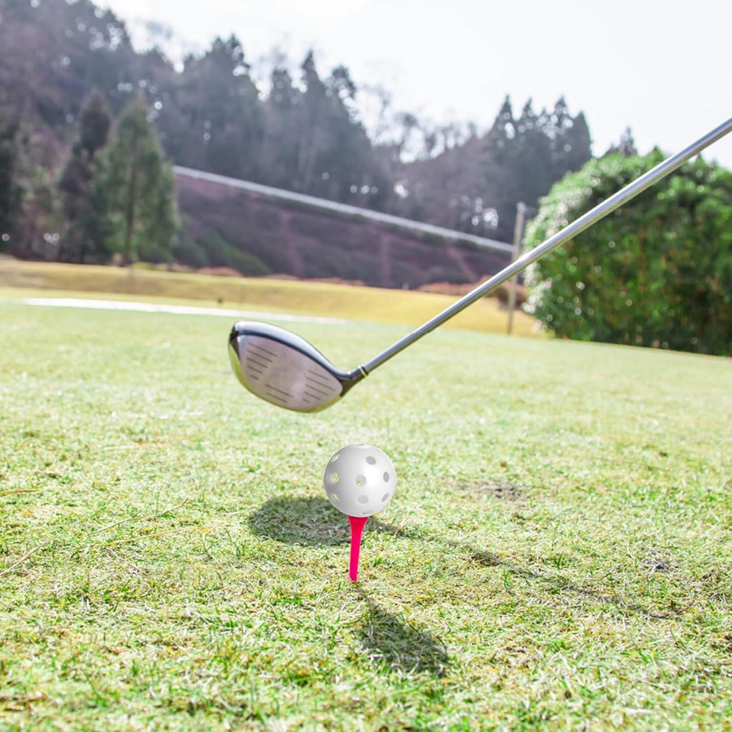 Paquete de 100 pelotas de golf de práctica Faswin 41 mm blancas