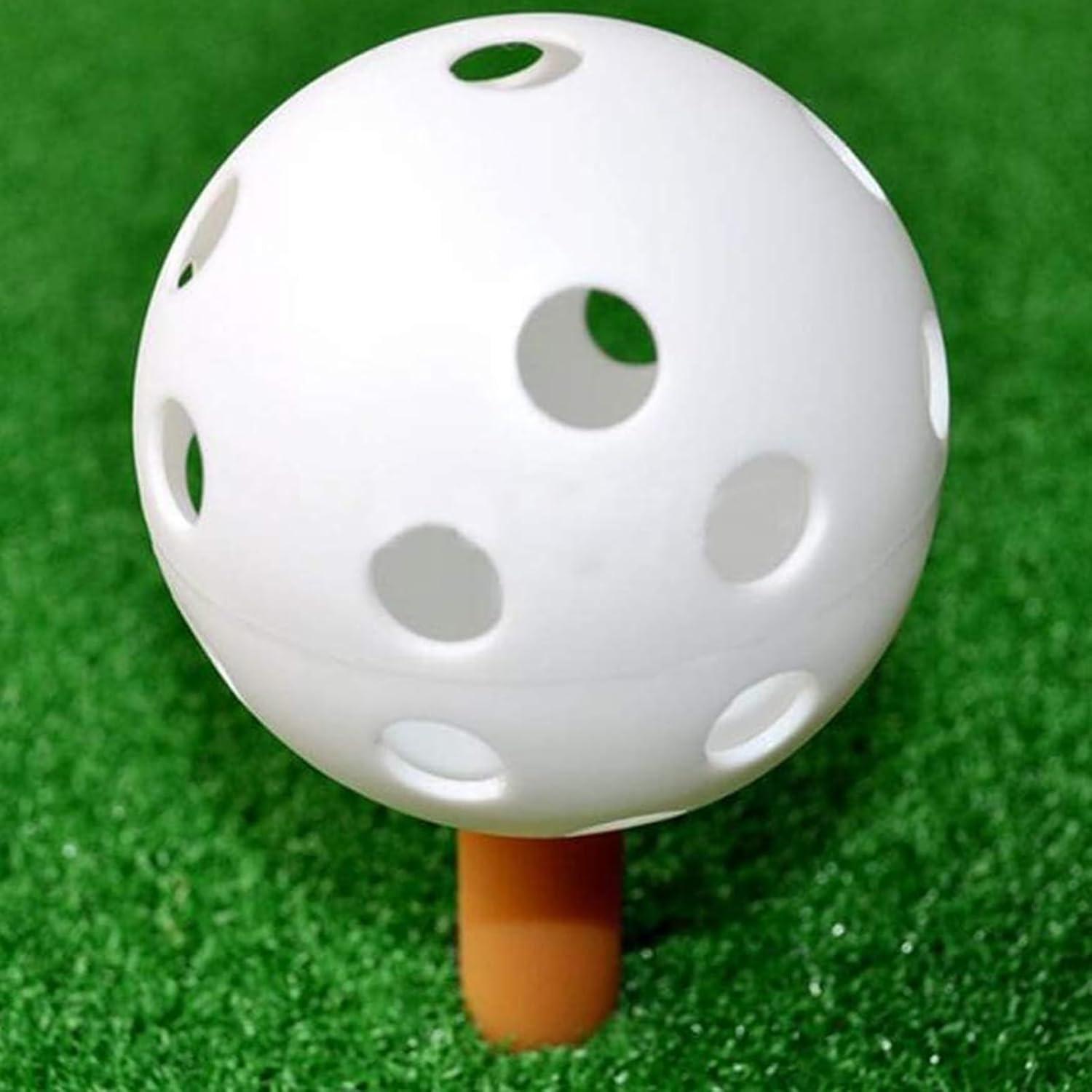 Paquete de 100 pelotas de golf de práctica Faswin 41 mm blancas