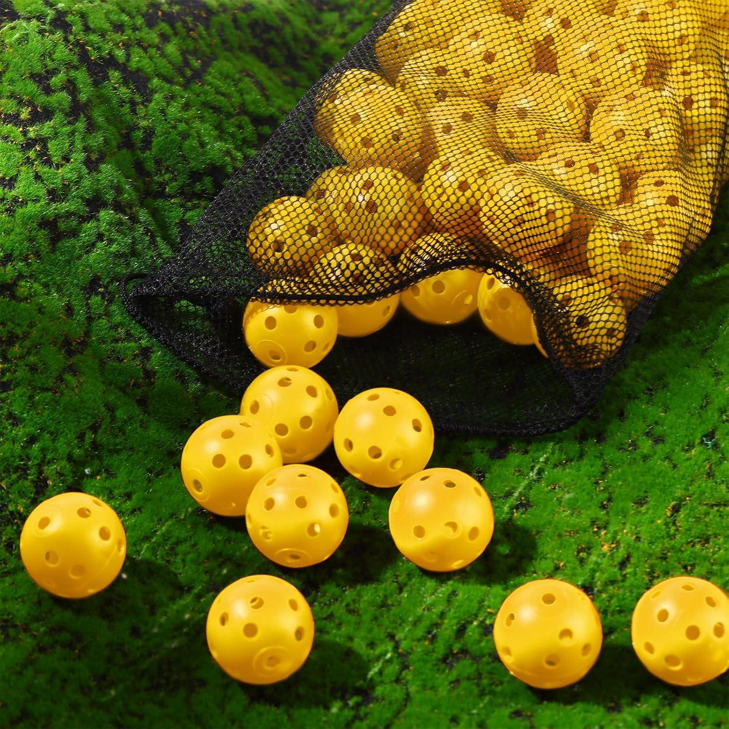 80 Pelotas de Golf de Práctica MiniInflat 42 mm Amarillo