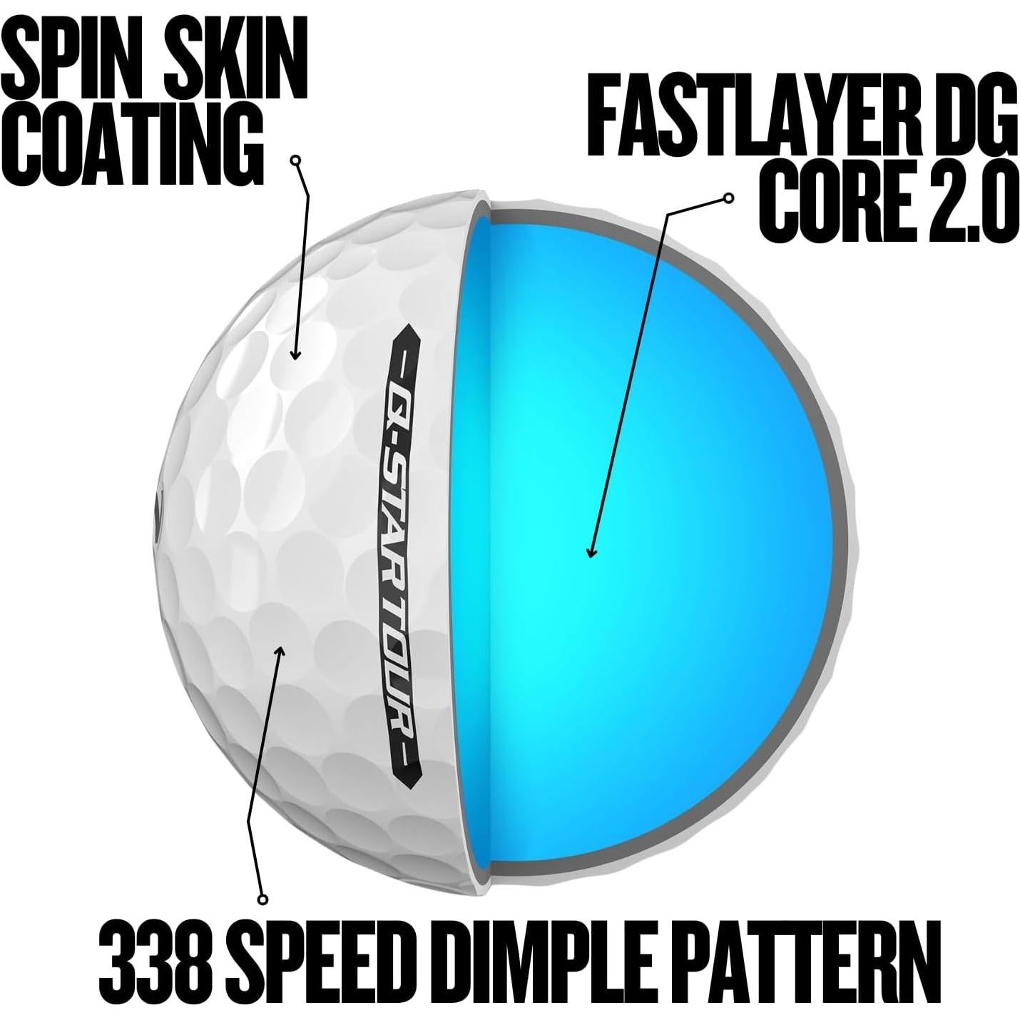 Pelotas de Golf Srixon Q-Star Tour 5 - 12 Unidades