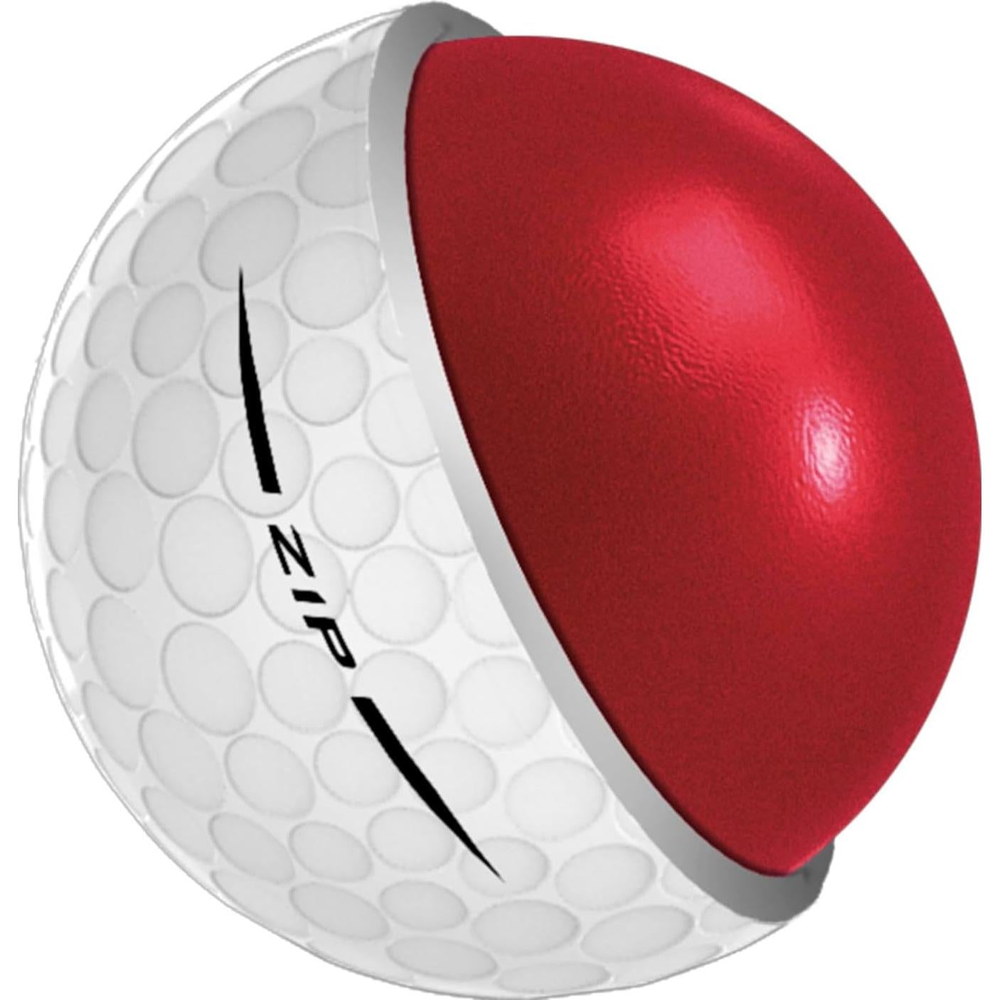 Bolas de Golf WILSON Staff Zip - Paquete de 24 Blancas