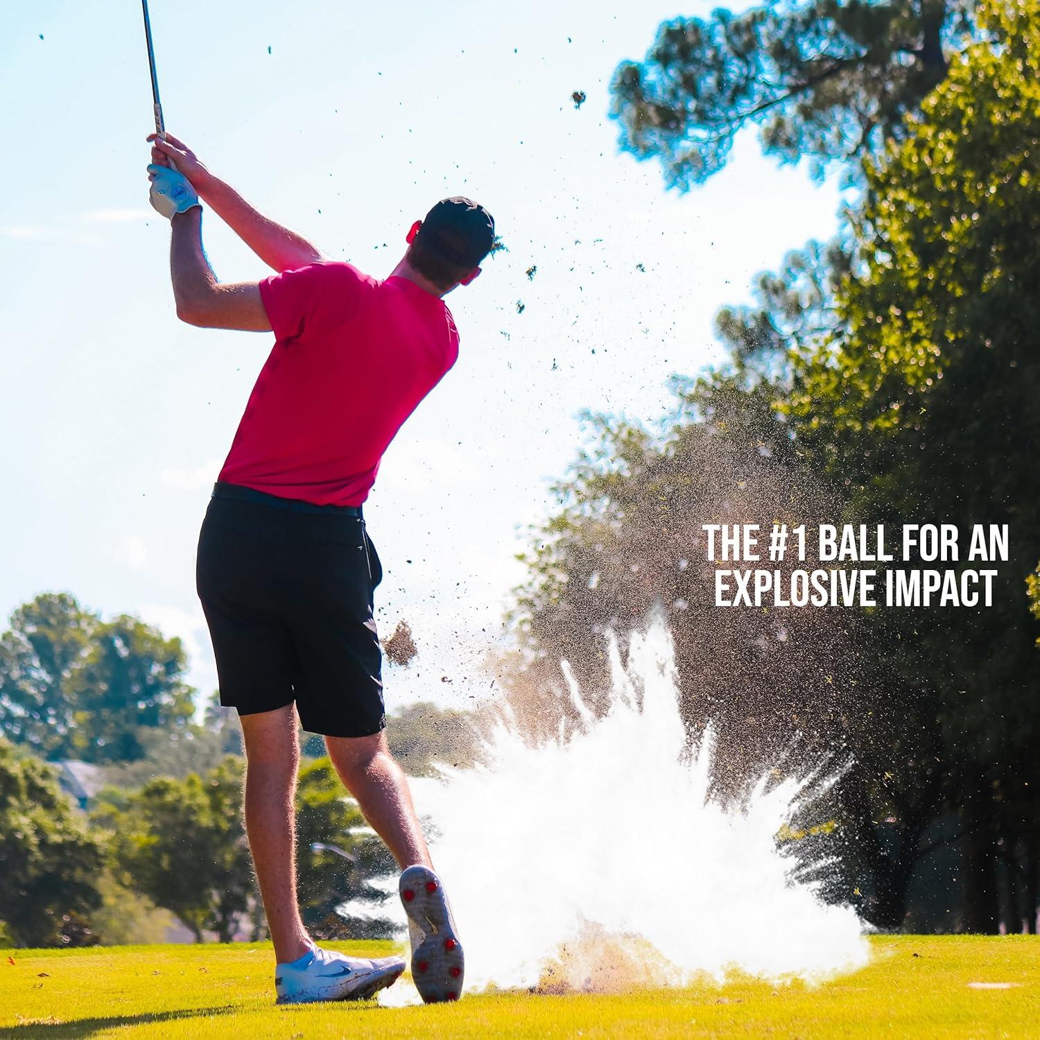 Pelotas de Golf Explosivas Shanker - Broma Divertida (Paquete de 3)