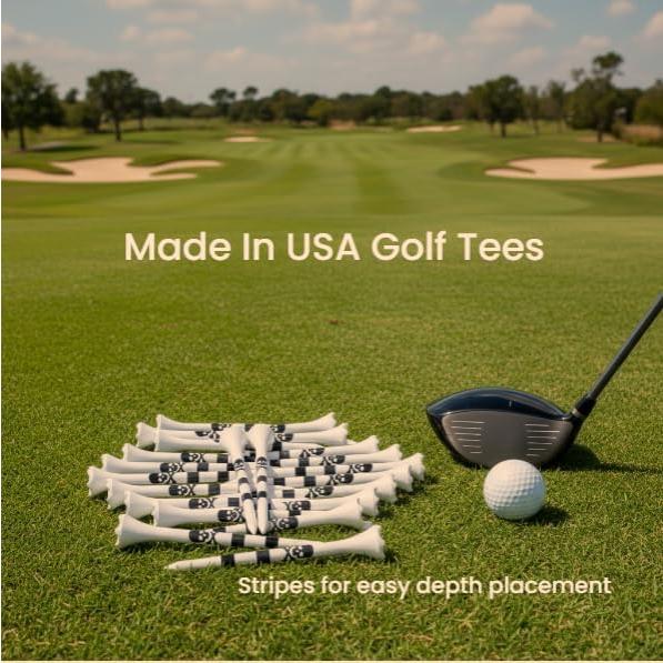 Tees de Golf de Plástico NorthPointe 8.26 cm - 100 Unidades