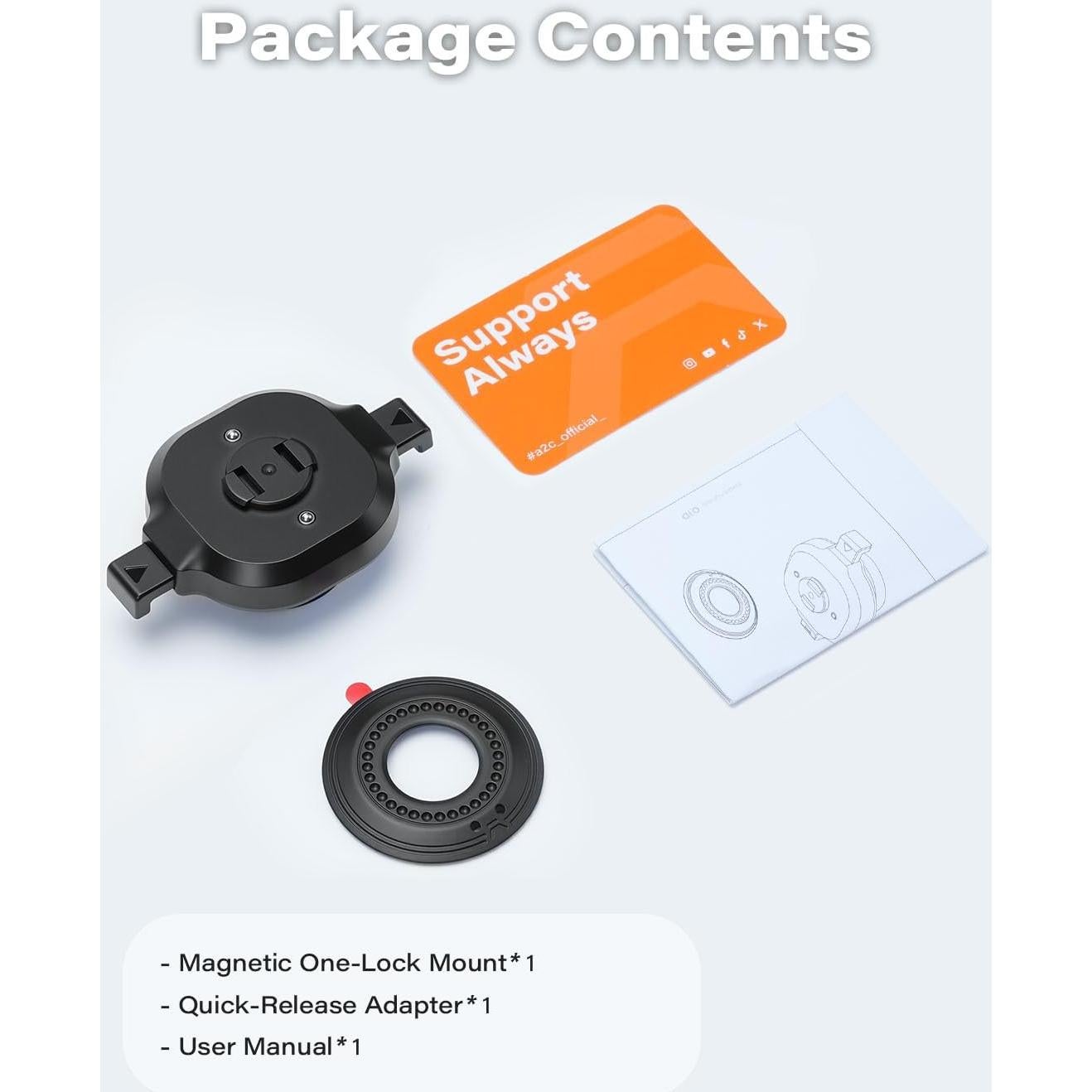 Soporte Magnético para Buscador de Rango Wiiki-Tech A2C