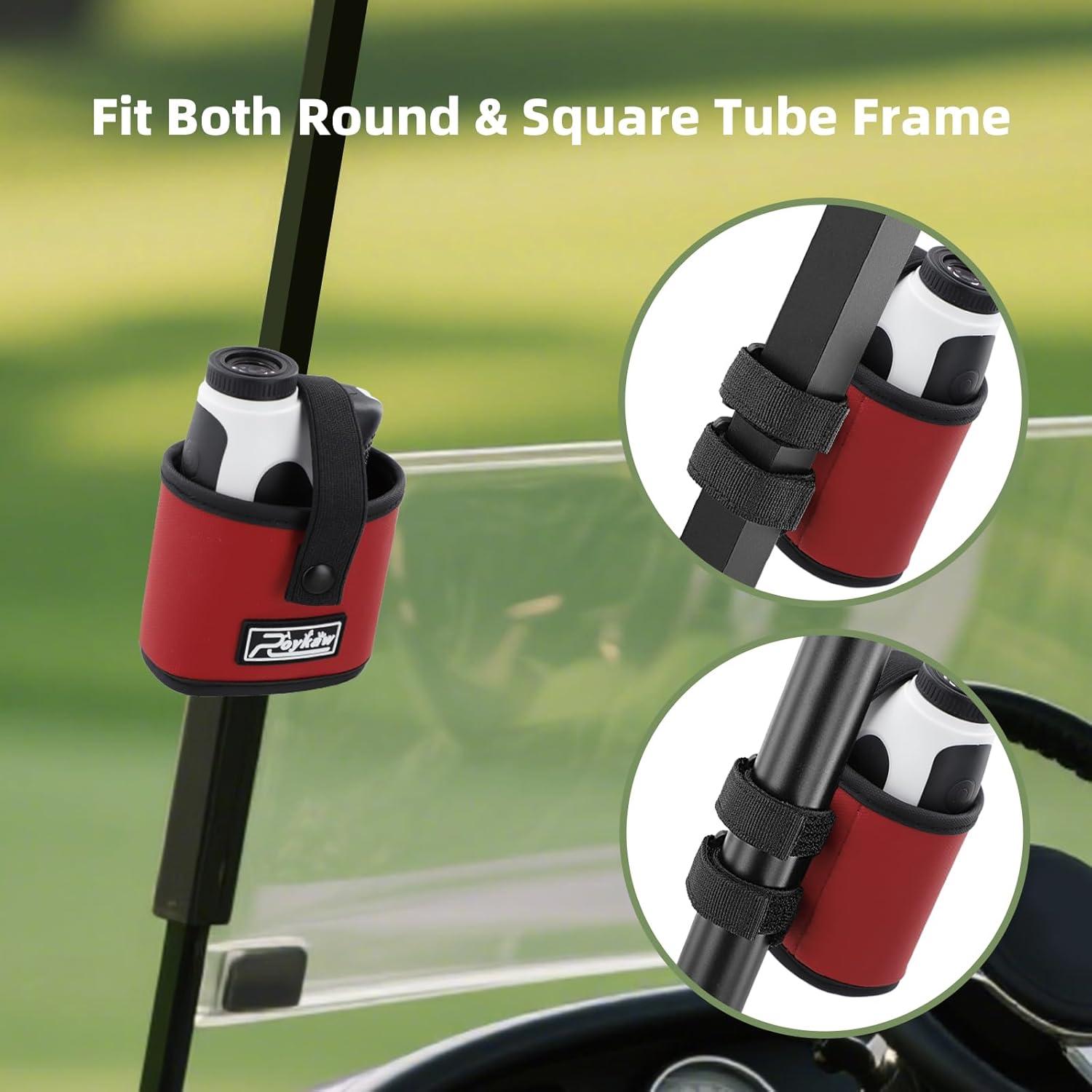 Soporte para Medidor de Distancia de Golf Roykaw Rojo