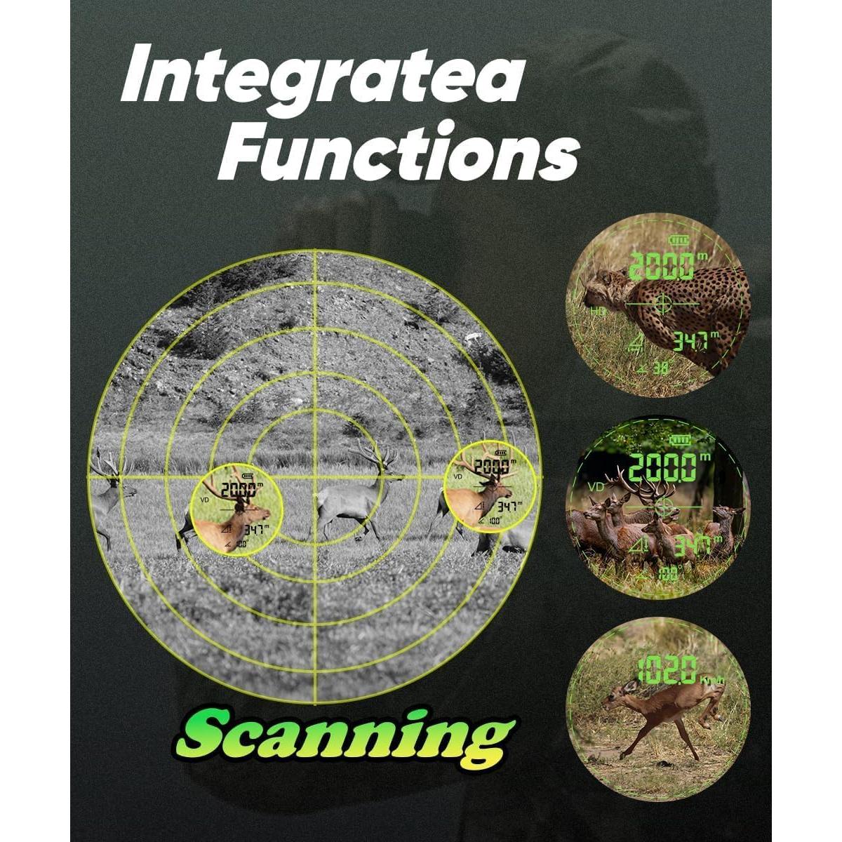 Medidor de Rango L8star PF290 para Golf y Caza 800m