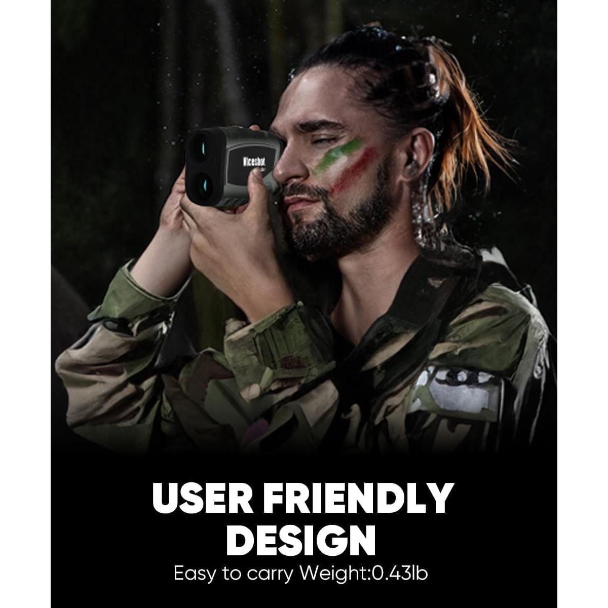 Medidor de Rango L8star PF290 para Golf y Caza 800m