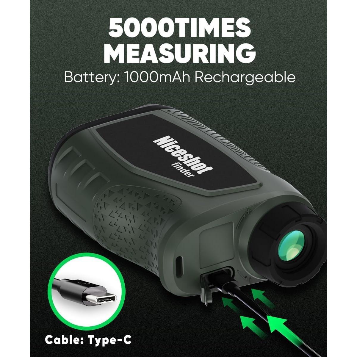 Medidor de Rango L8star PF290 para Golf y Caza 800m