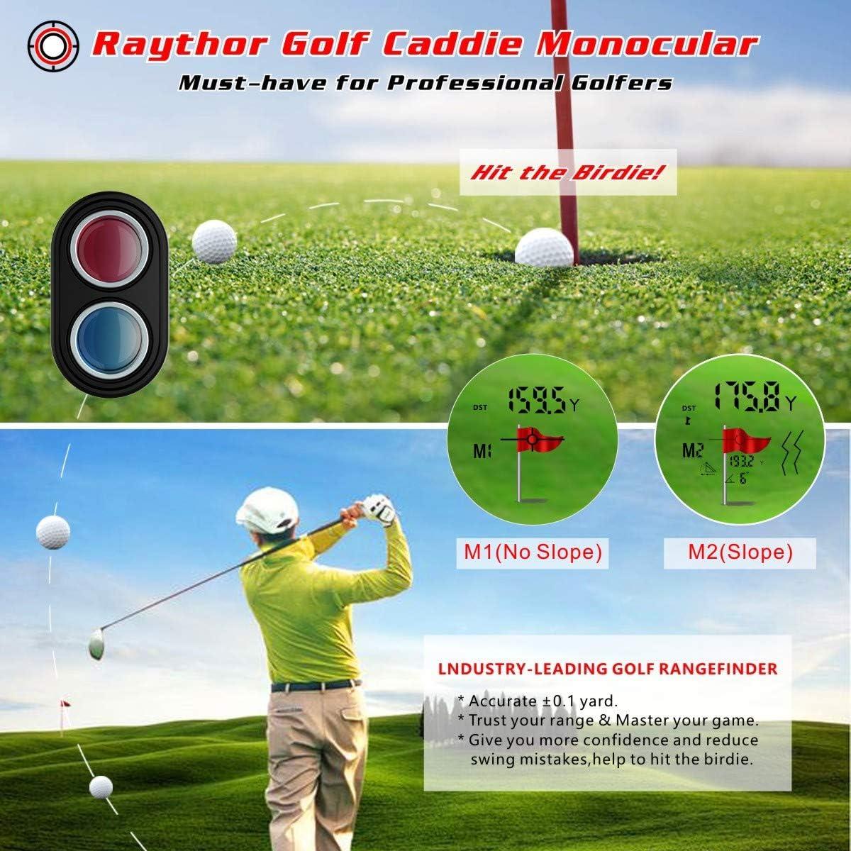 Medidor de Distancia Láser Raythor para Golf con Pendiente 4.57-914.4m
