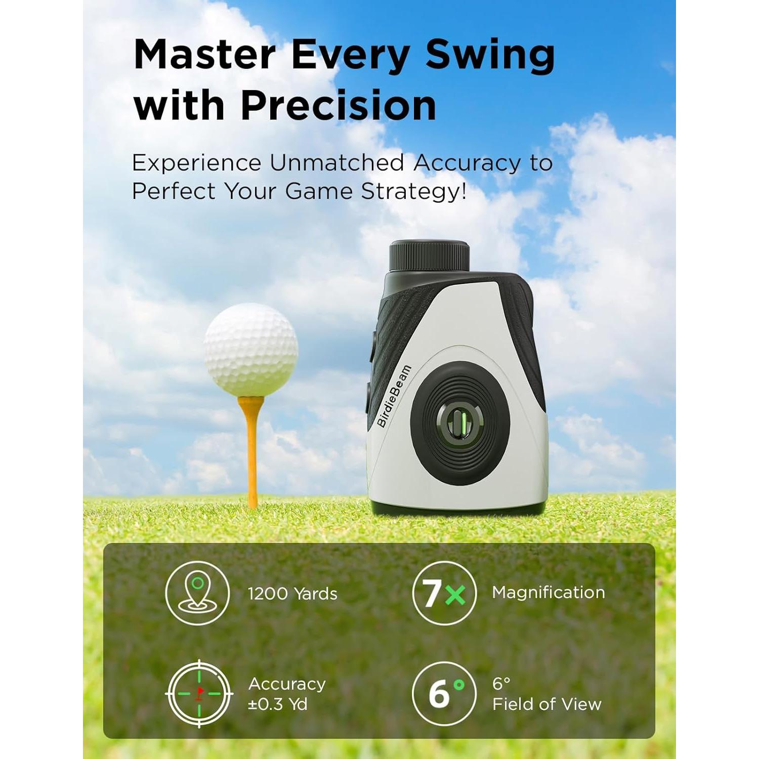 Buscador de Distancia de Golf BirdieBeam G888 1,097m 7X