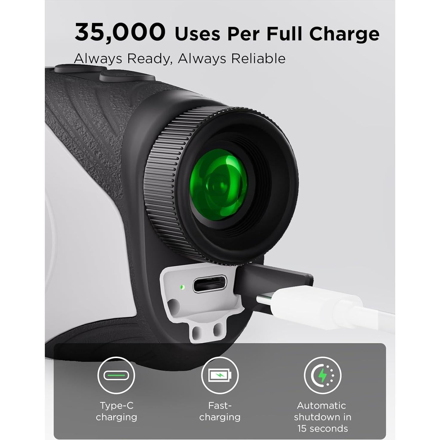 Buscador de Distancia de Golf BirdieBeam G888 1,097m 7X