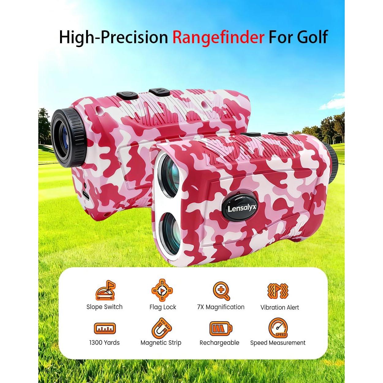 Medidor de Distancia Laser Lensalyx SH106 para Golf 1200m