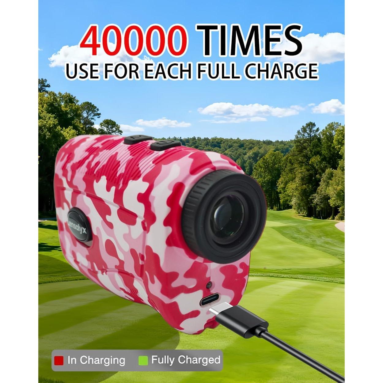 Medidor de Distancia Laser Lensalyx SH106 para Golf 1200m