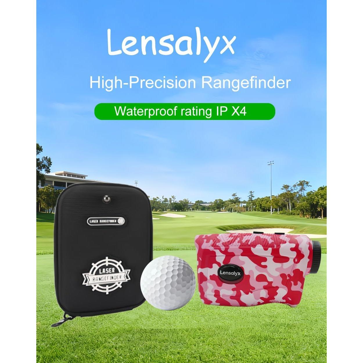 Medidor de Distancia Laser Lensalyx SH106 para Golf 1200m