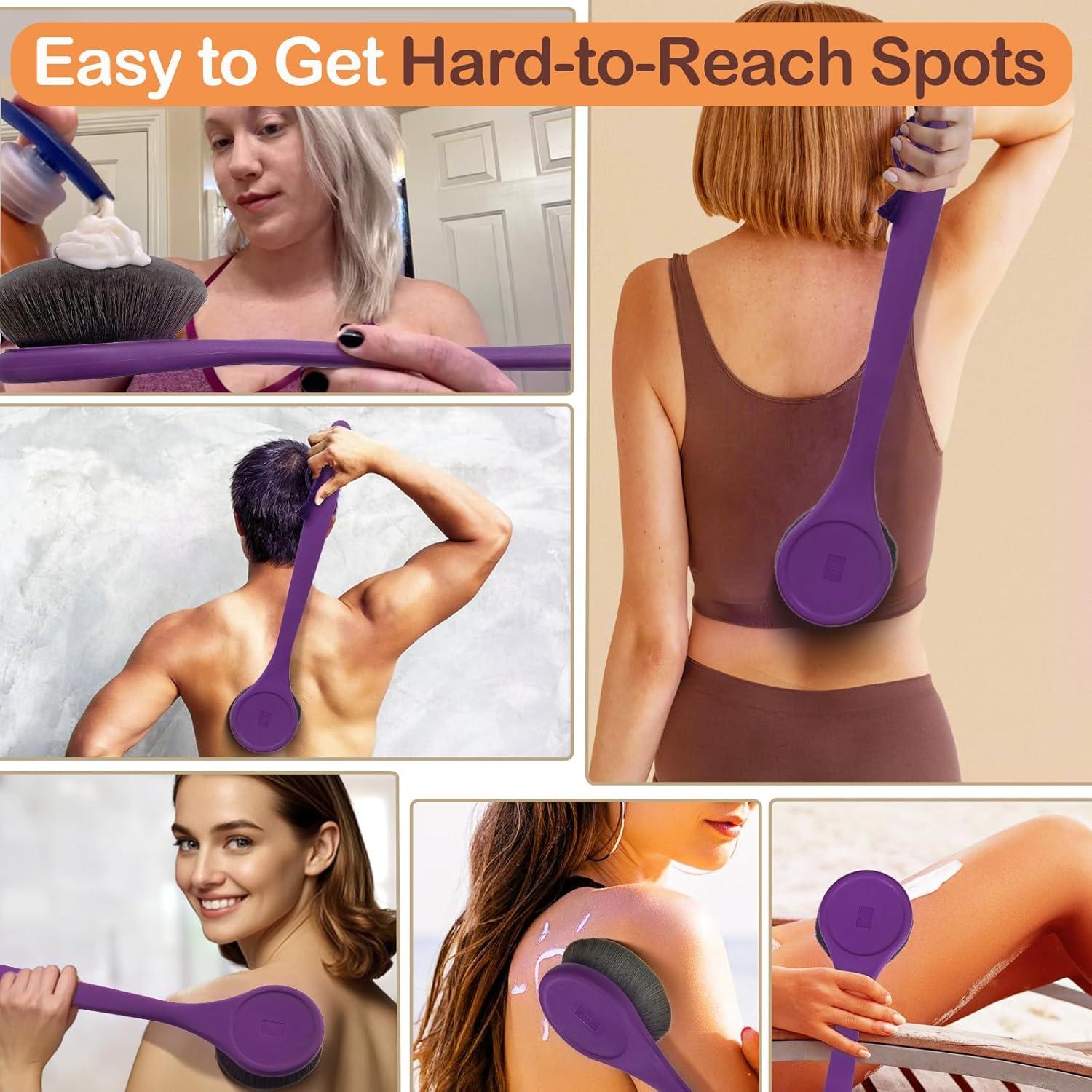 Aplicador de Loción para Espalda EOICCEOH, Mango Largo Curvado