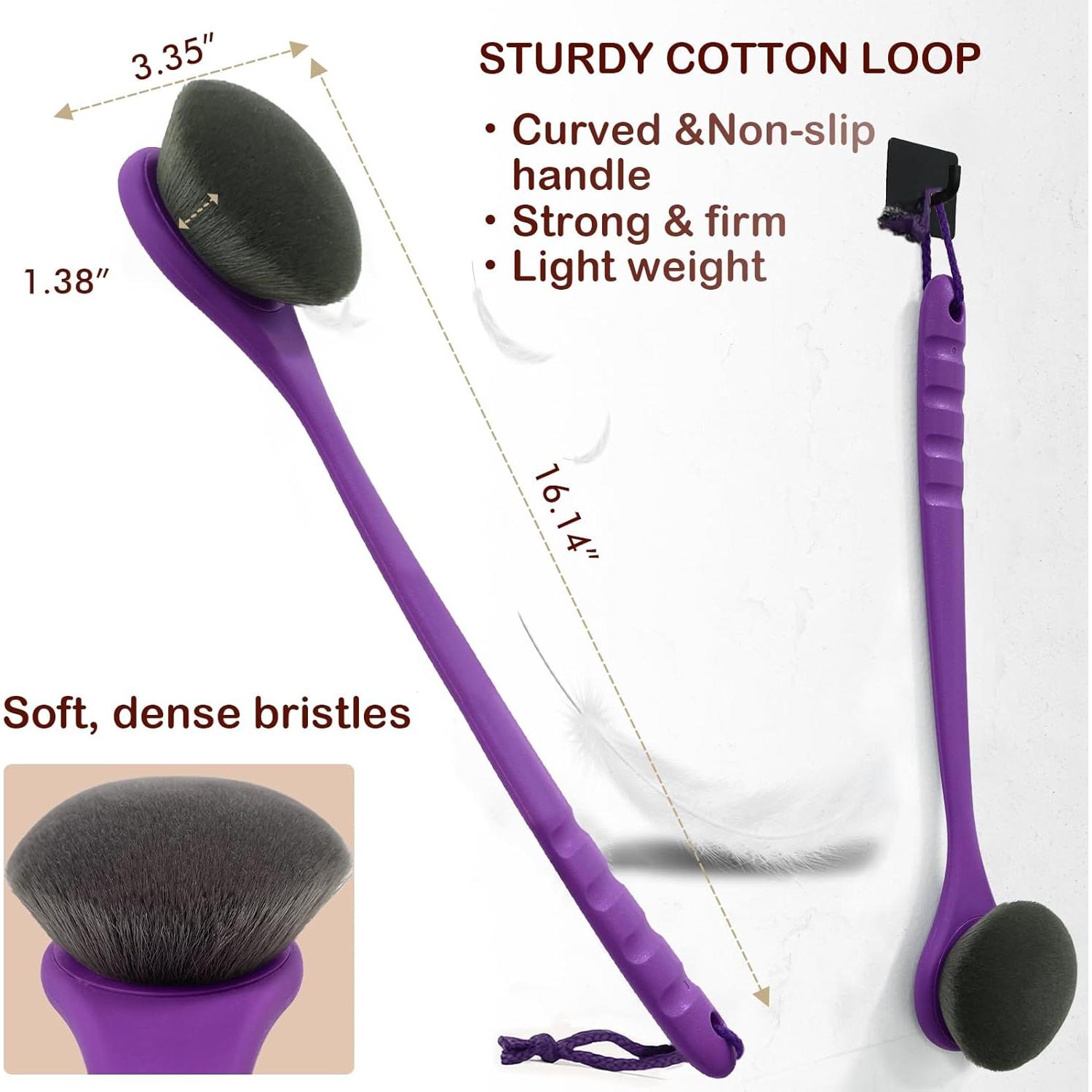 Aplicador de Loción para Espalda EOICCEOH, Mango Largo Curvado