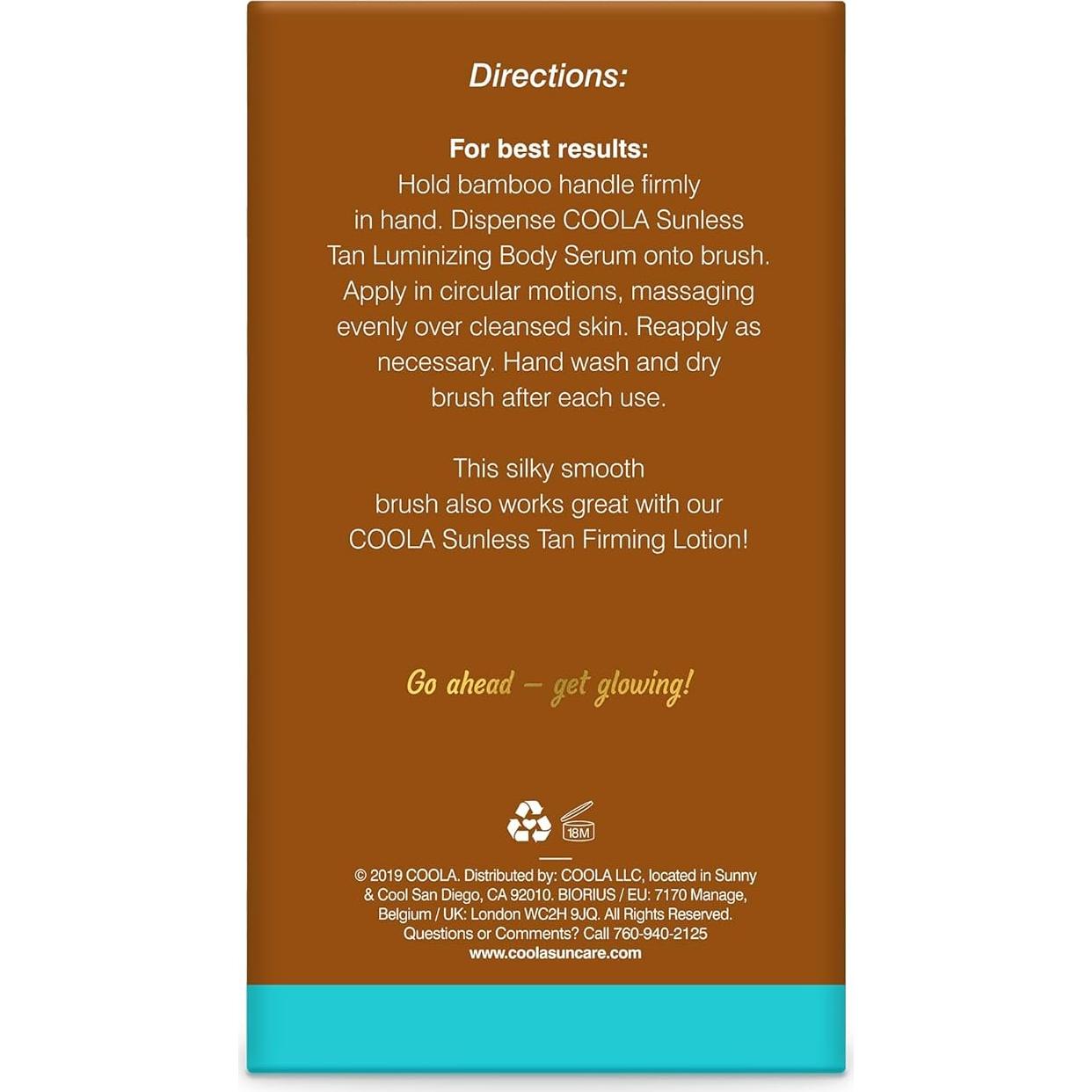 Cepillo Aplicador Bronceado Sin Sol COOLA - 1 Cuenta