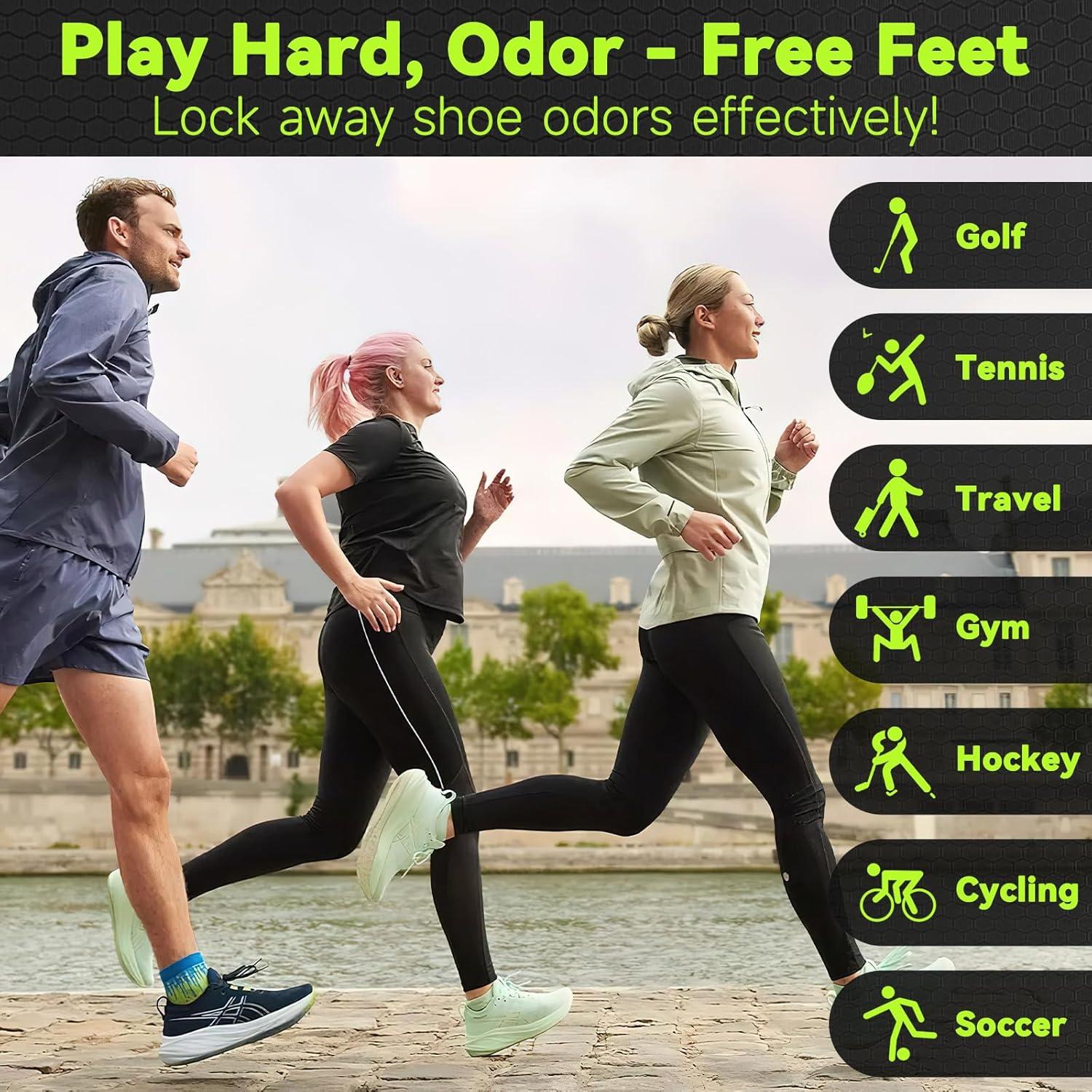 2 Bolsas para Zapatos a Prueba de Olores T90470 Negro