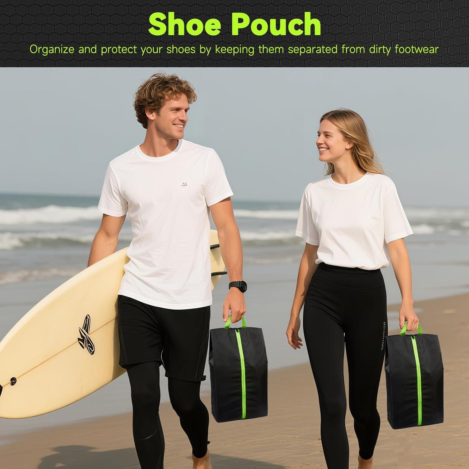 2 Bolsas para Zapatos a Prueba de Olores T90470 Negro