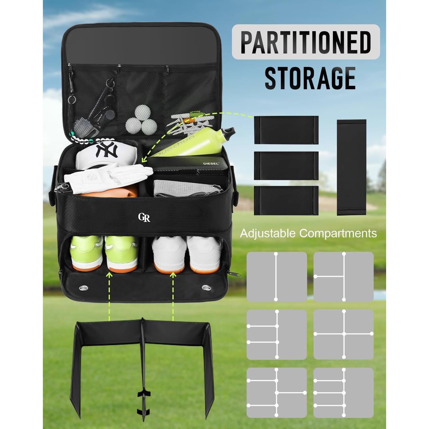 Organizador de Maletero de Golf GLORIEROO 30L Resistente al Agua