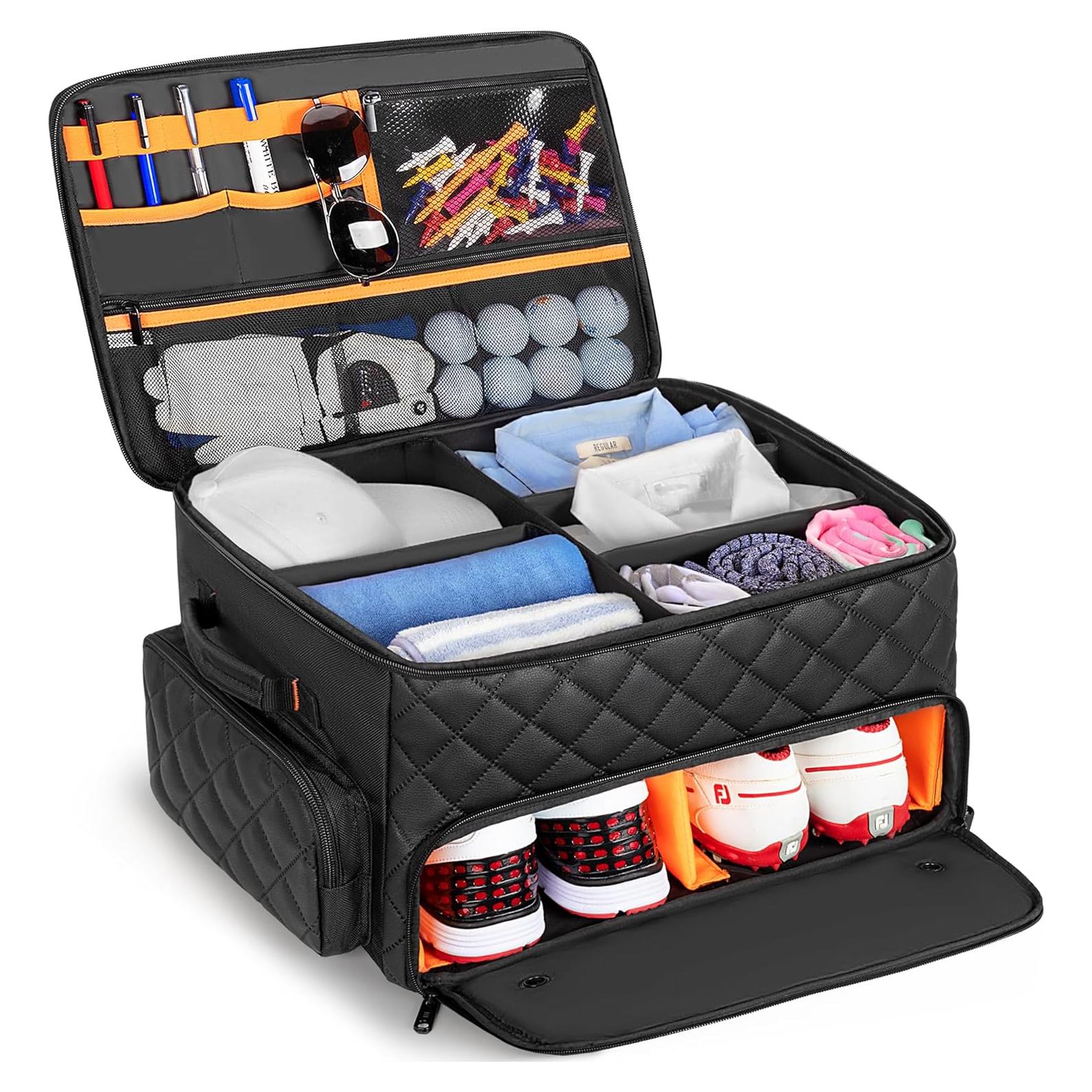 Organizador de Maletero de Golf PGmoon 2 Capas con Ventilación