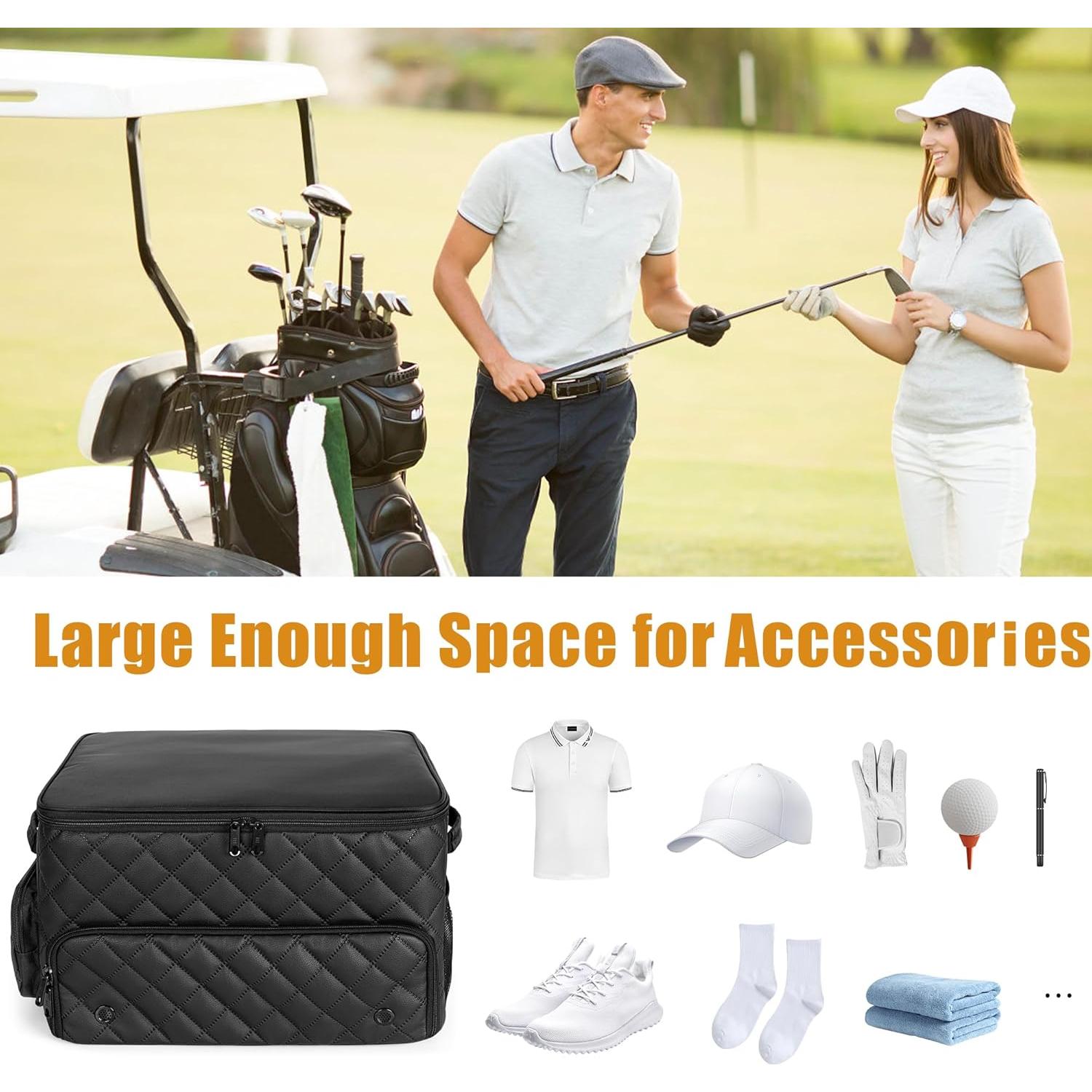 Organizador de Maletero de Golf PGmoon 2 Capas con Ventilación