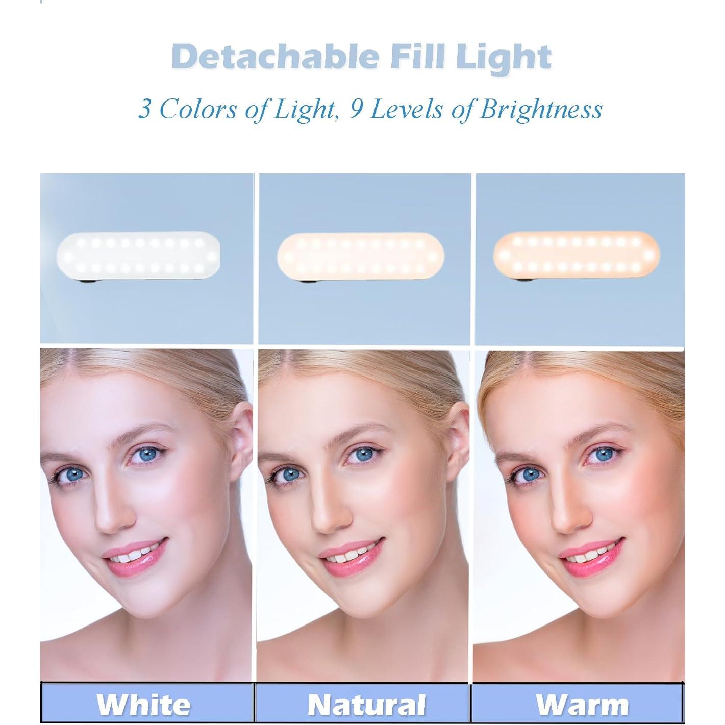 Trípode de Selfie BGJOY Extensible con Luz y Control Remoto