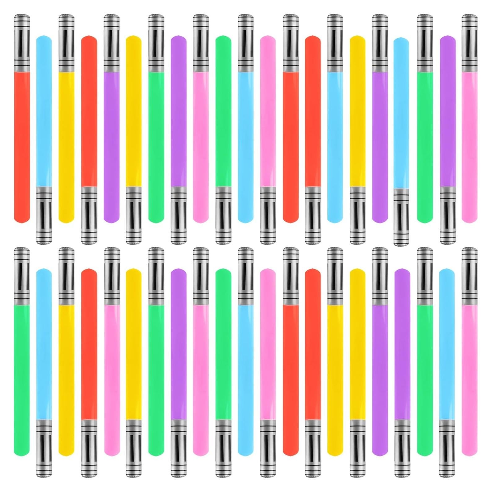 42 Espadas de Luz Inflables Cotiny para Fiestas - 6 Colores