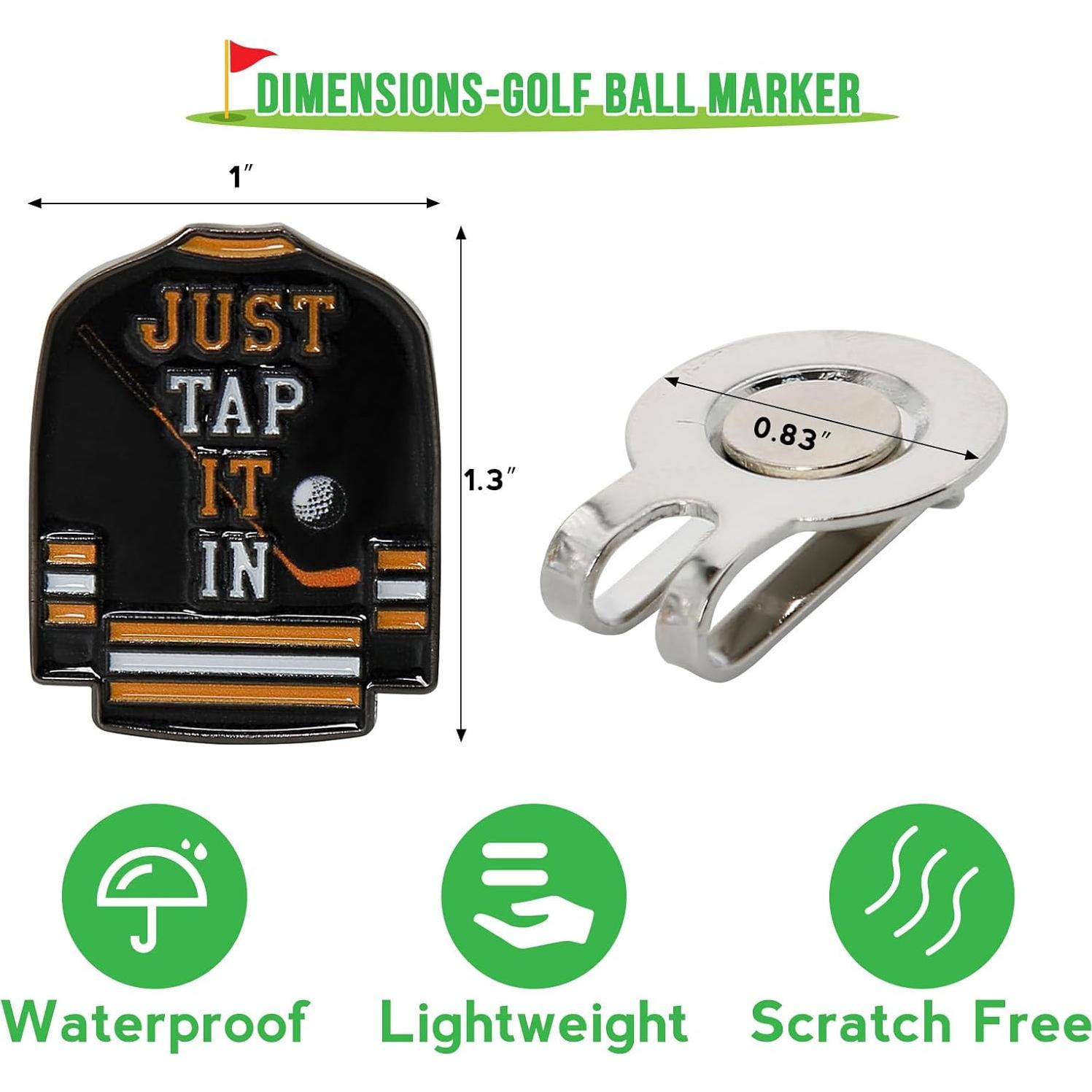 Marcador de Pelota de Golf WUSUTE Happy Gilmore Clip Magnético