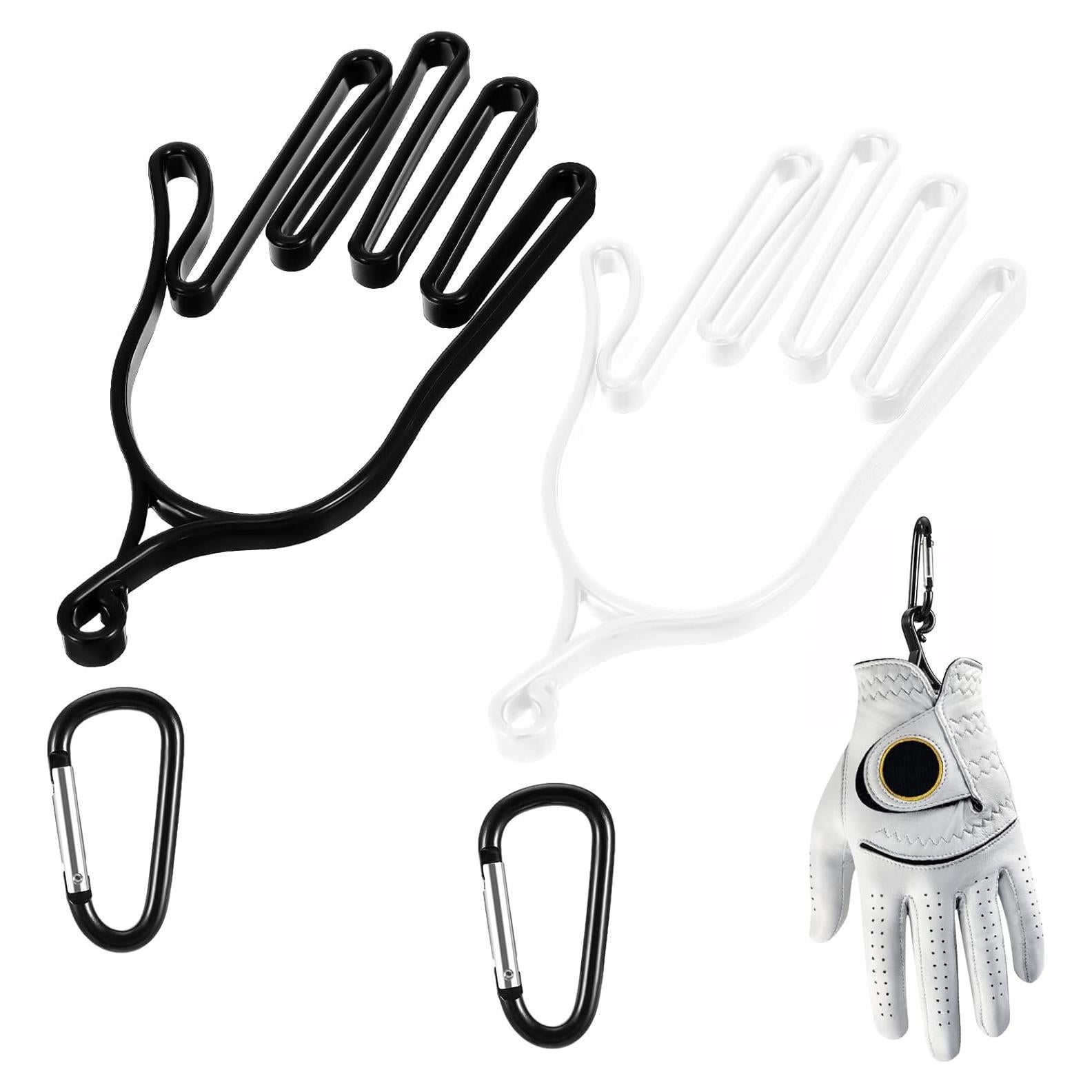 Soporte para Guantes de Golf Ymapinc 2 Piezas Negro/Blanco