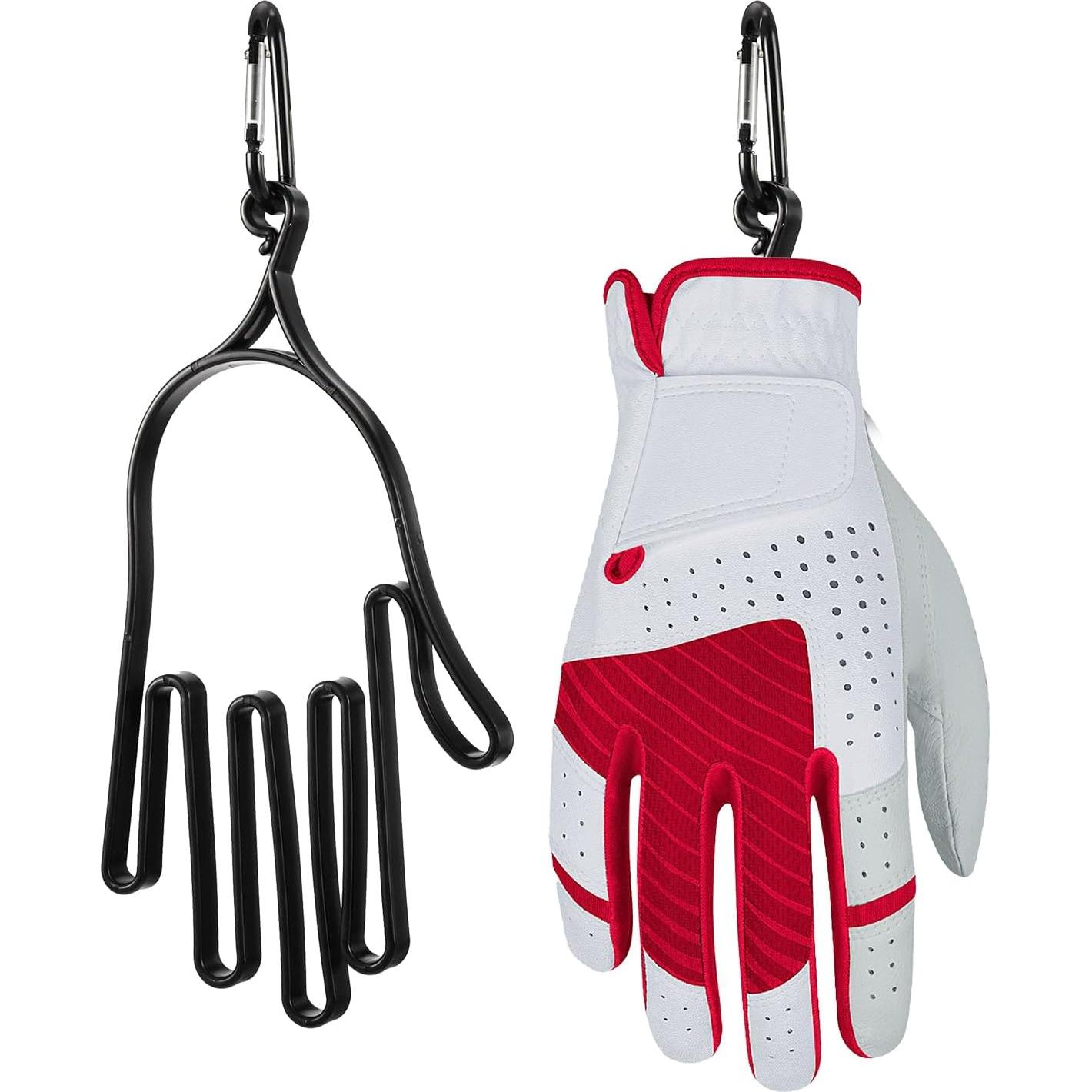 Soporte para Guantes de Golf Ymapinc 2 Piezas Negro/Blanco