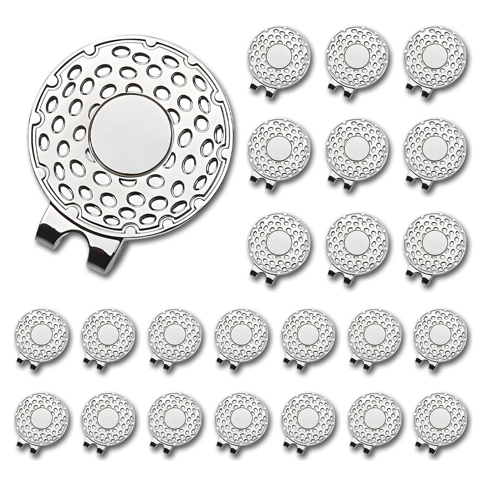 24 Clips Magnéticos para Gorras de Golf BSTWARM con Sujetador