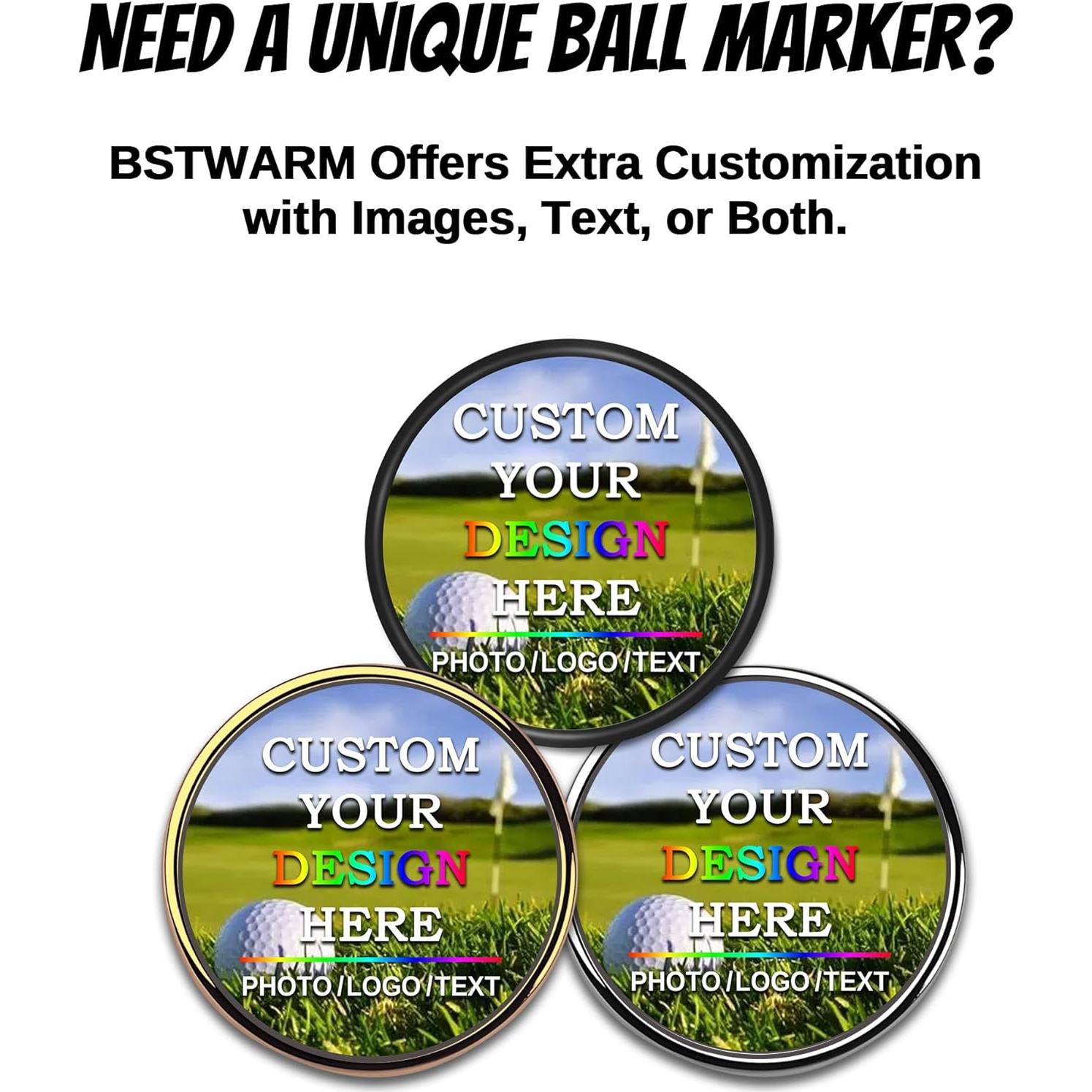 24 Clips Magnéticos para Gorras de Golf BSTWARM con Sujetador